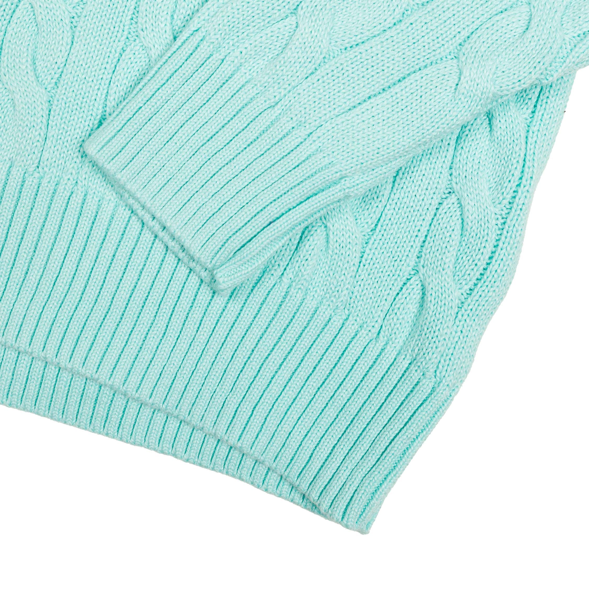 Polo Ralph Lauren Cable - Knit Cotton Quarter - Zip Jumper