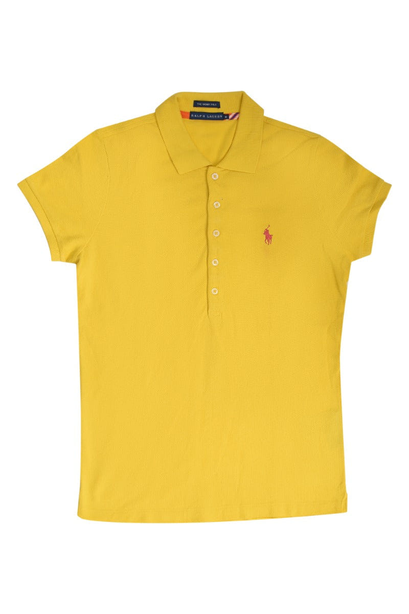 Polo Ralph Lauren Yellow Slim Fit Polo T - Shirt