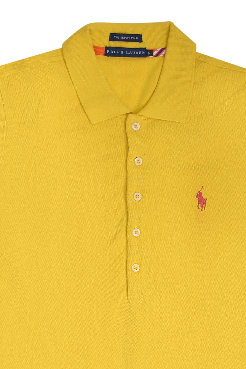 Polo Ralph Lauren Yellow Slim Fit Polo T - Shirt