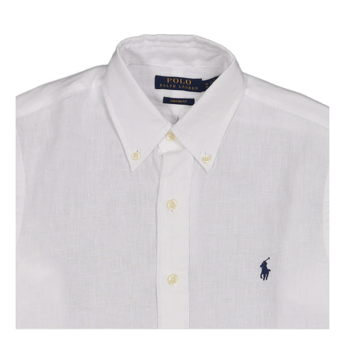 Polo Ralph Lauren Custom Fit Linen Shirt White