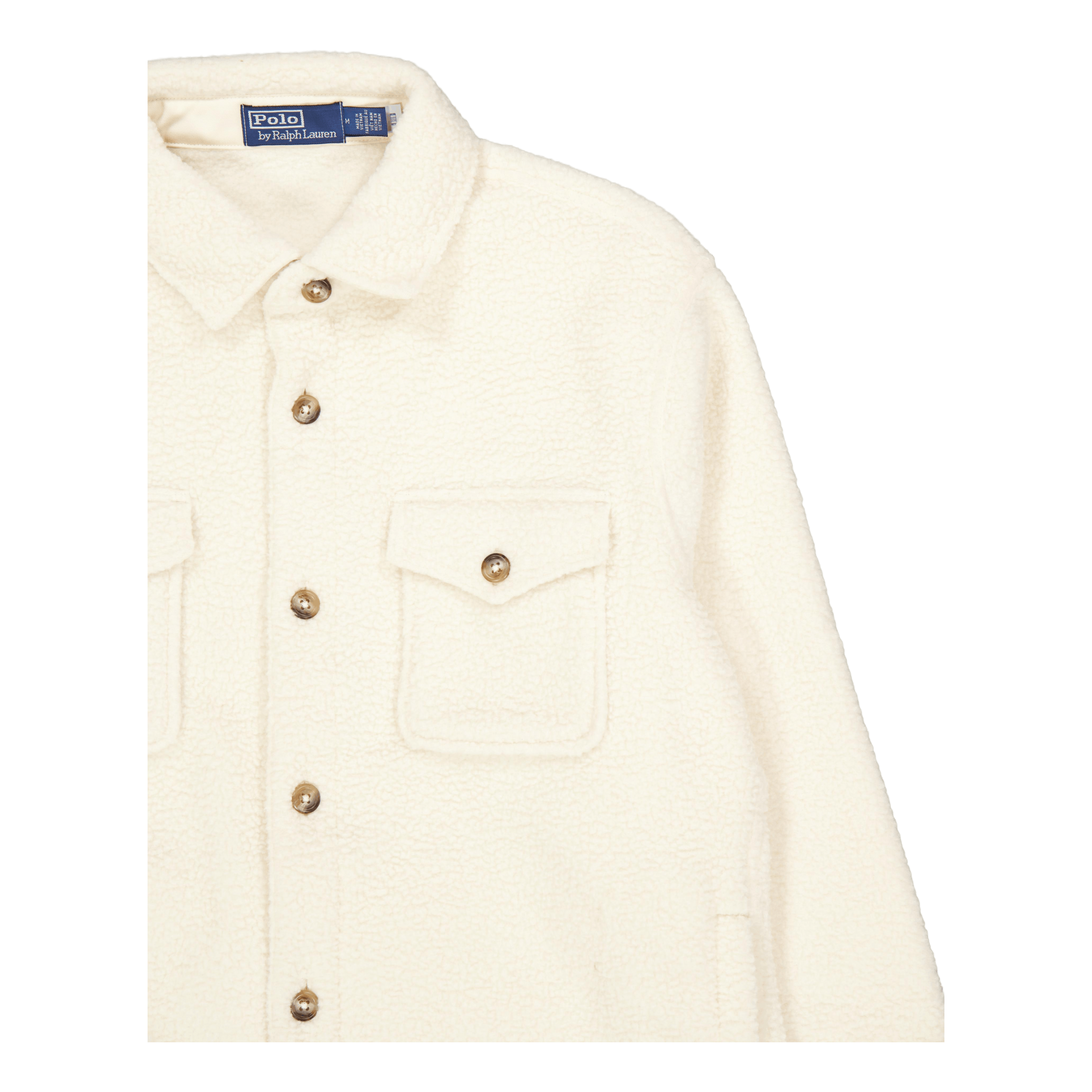 Polo Ralph Lauren Pile Fleece Overshirt Winter Cream