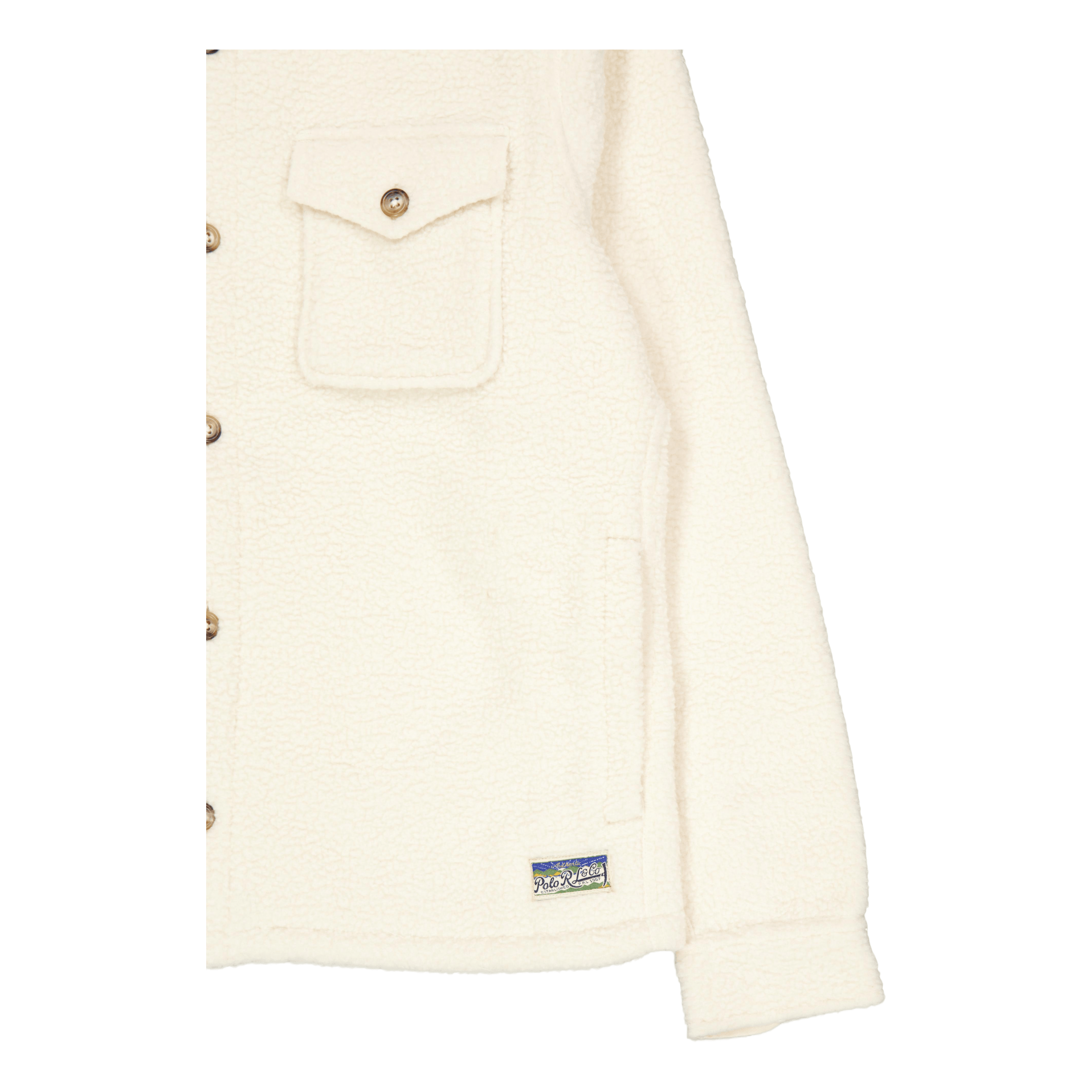 Polo Ralph Lauren Pile Fleece Overshirt Winter Cream