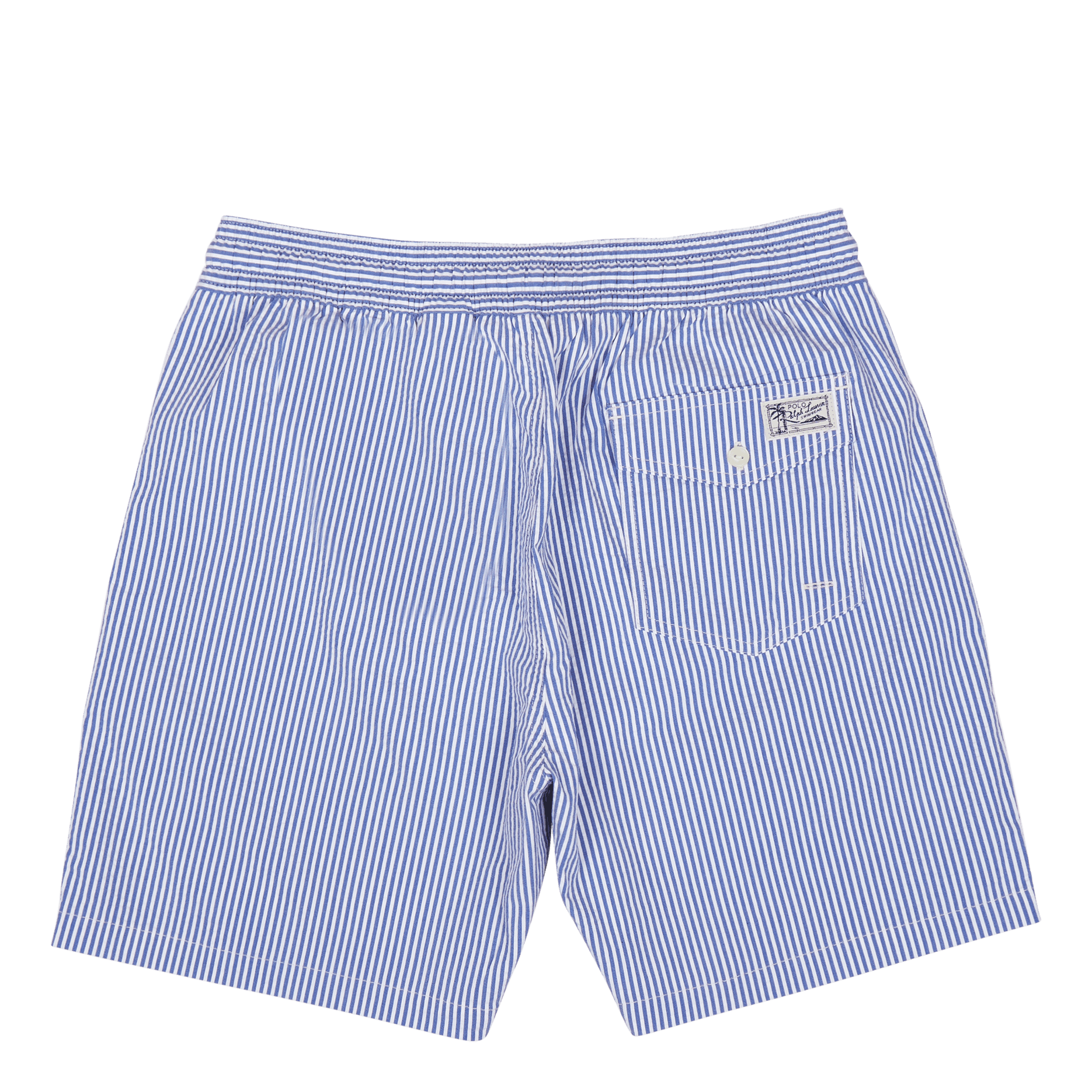 Polo Ralph Lauren 5.75 - Inch Traveler Classic Swim Trunk Cruise Royal Seersucker