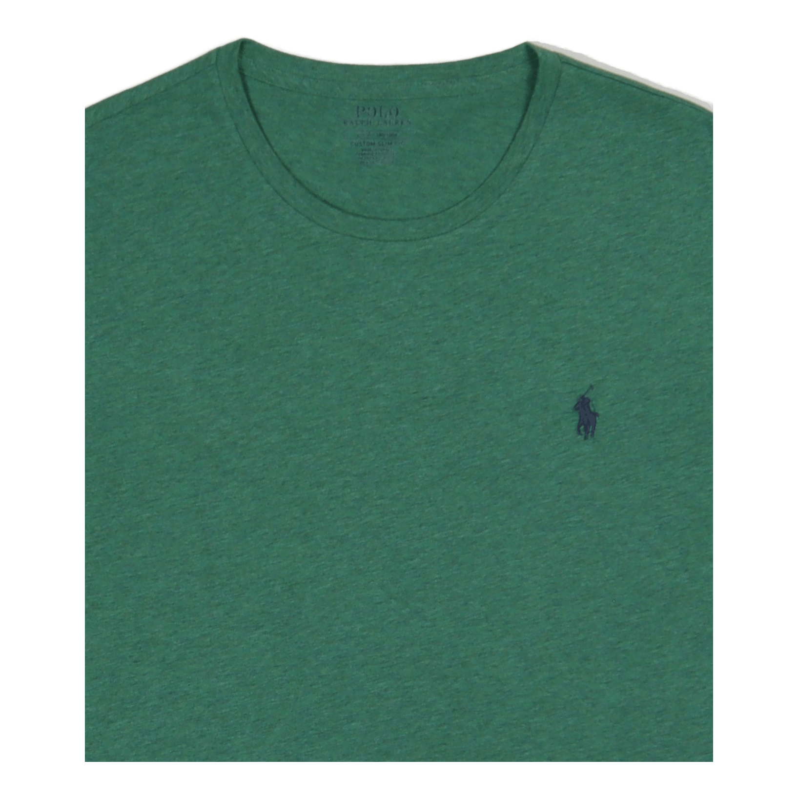 Polo Ralph Lauren Custom Slim Fit Jersey Crewneck T - Shirt Potomac Green Heather/C7940
