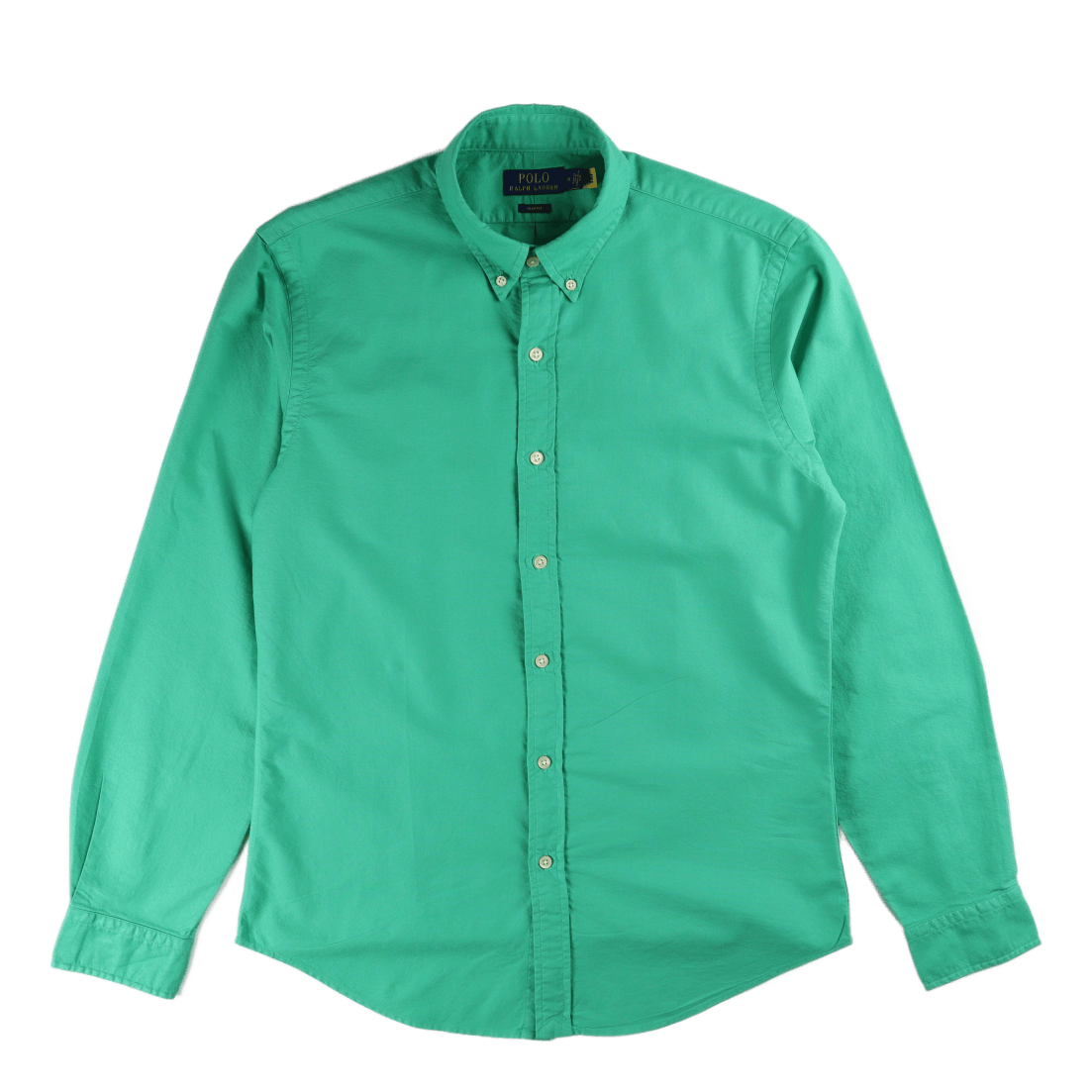 Polo Ralph Lauren Slim Fit Garment - Dyed Oxford Shirt Cabo Green