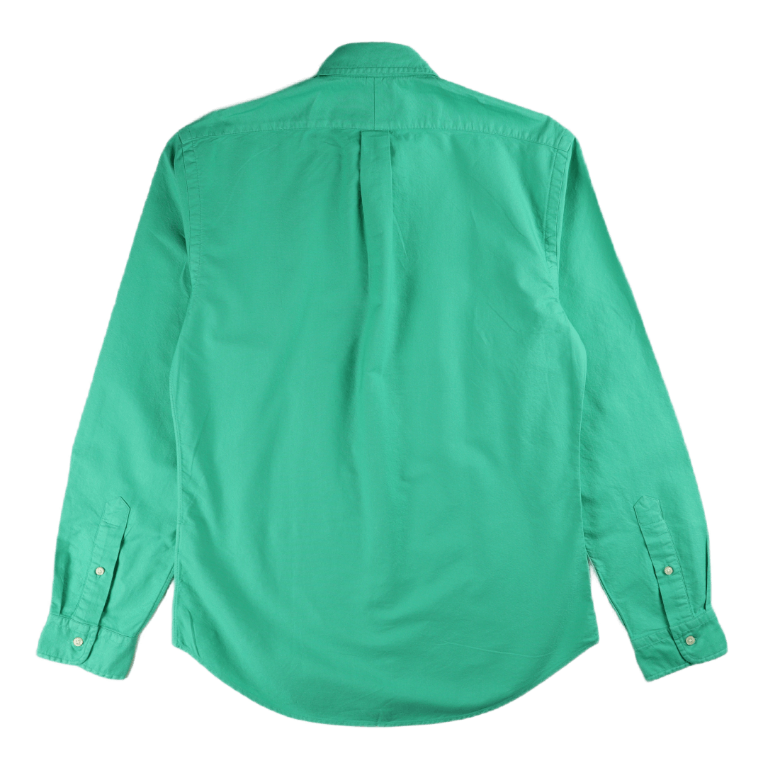 Polo Ralph Lauren Slim Fit Garment - Dyed Oxford Shirt Cabo Green