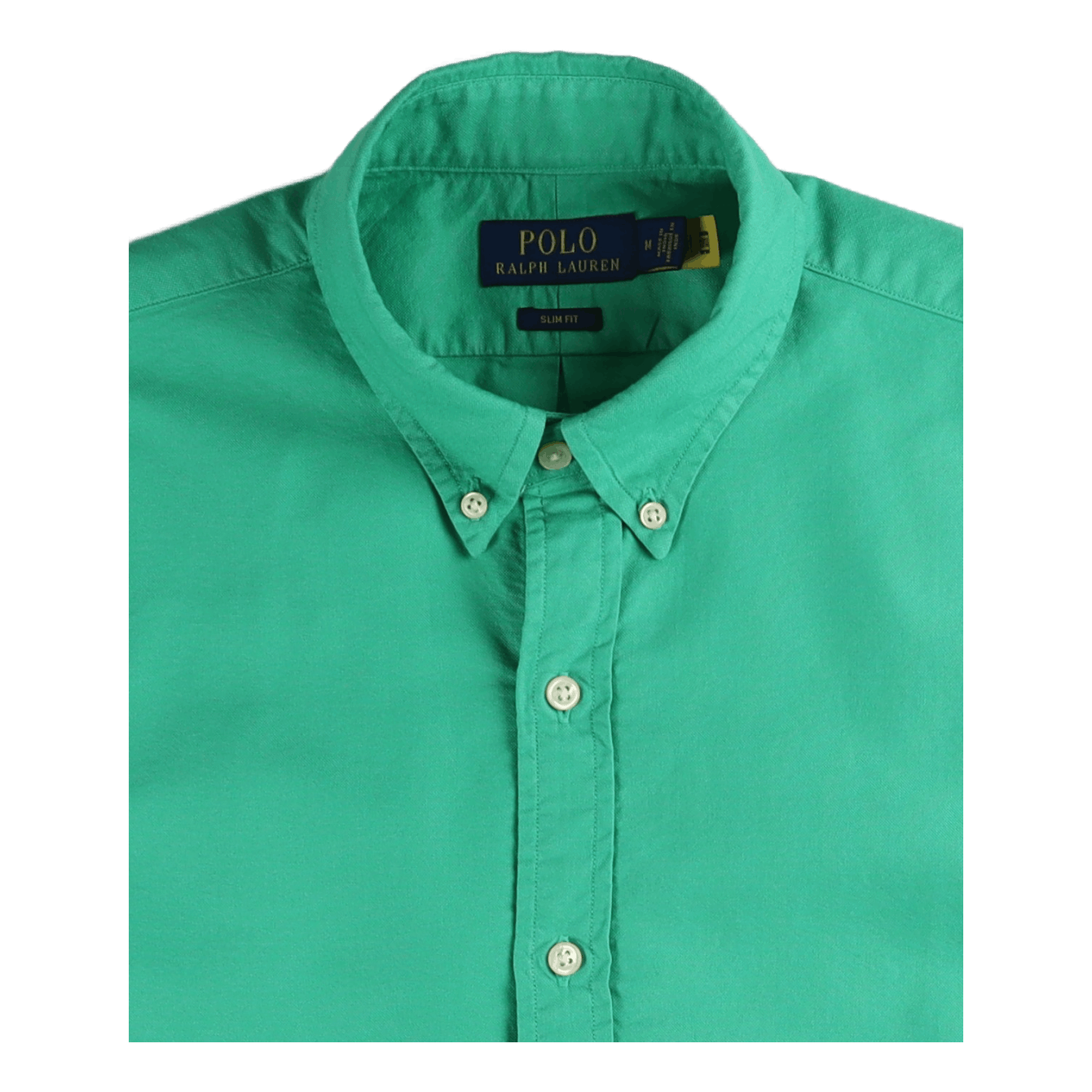 Polo Ralph Lauren Slim Fit Garment - Dyed Oxford Shirt Cabo Green