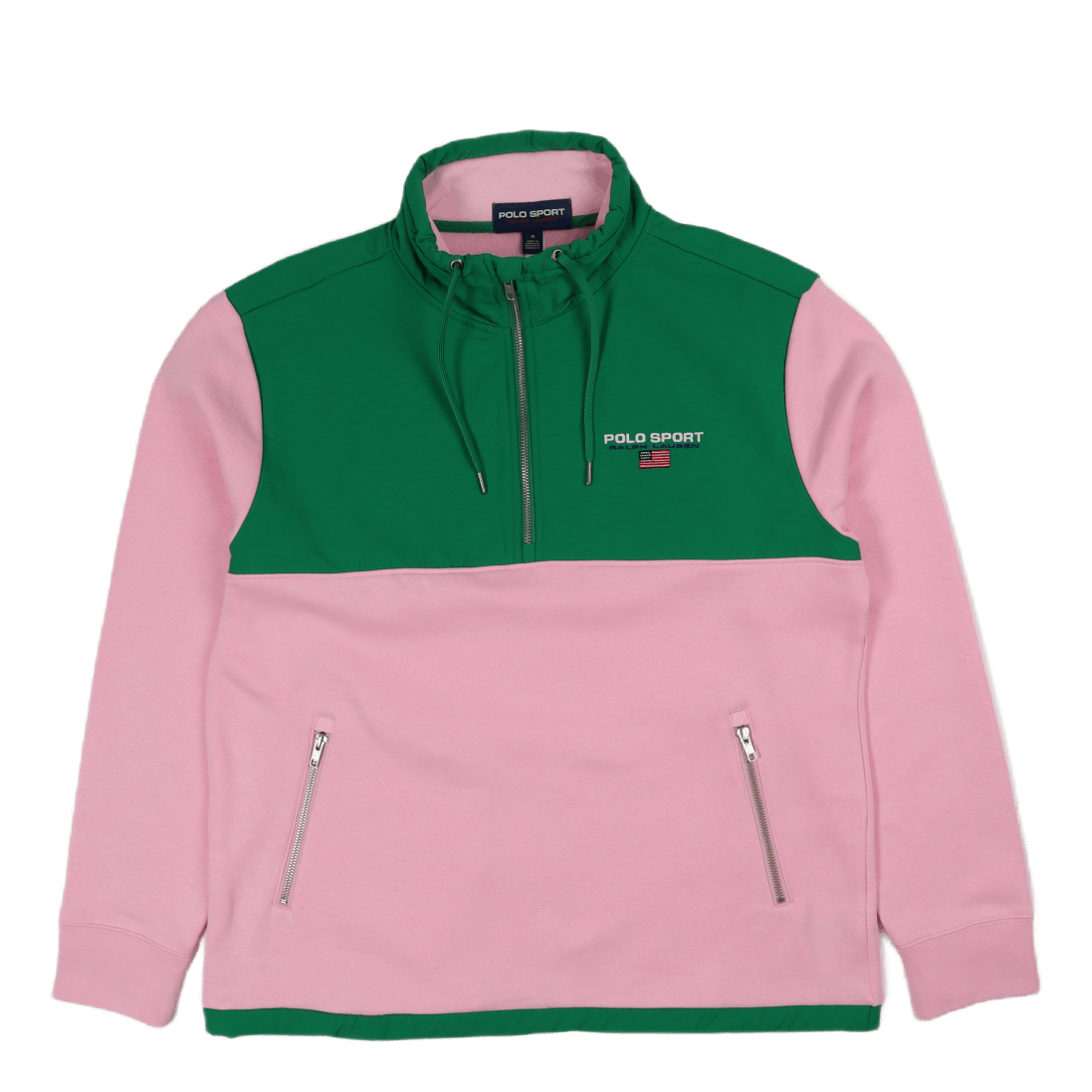 Polo Ralph Lauren Polo Sport Hybrid Sweatshirt Carmel Pink/Cruise Green