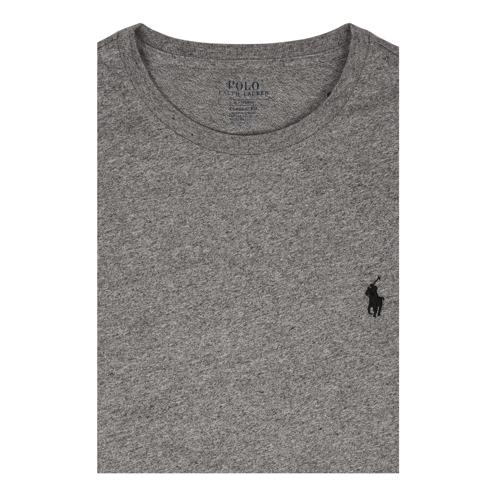 Polo Ralph Lauren Classic Fit Jersey Long - Sleeve T - Shirt Dark Vintage Heather