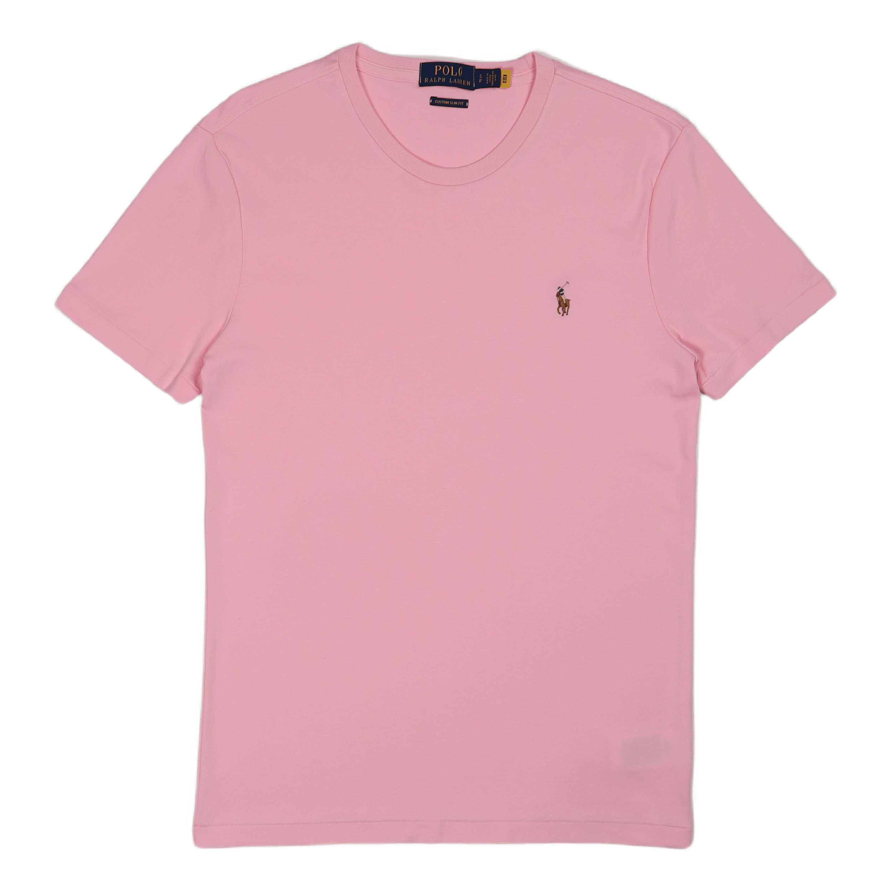 Polo Ralph Lauren Custom Slim Fit Soft Cotton T - Shirt Carmel Pink