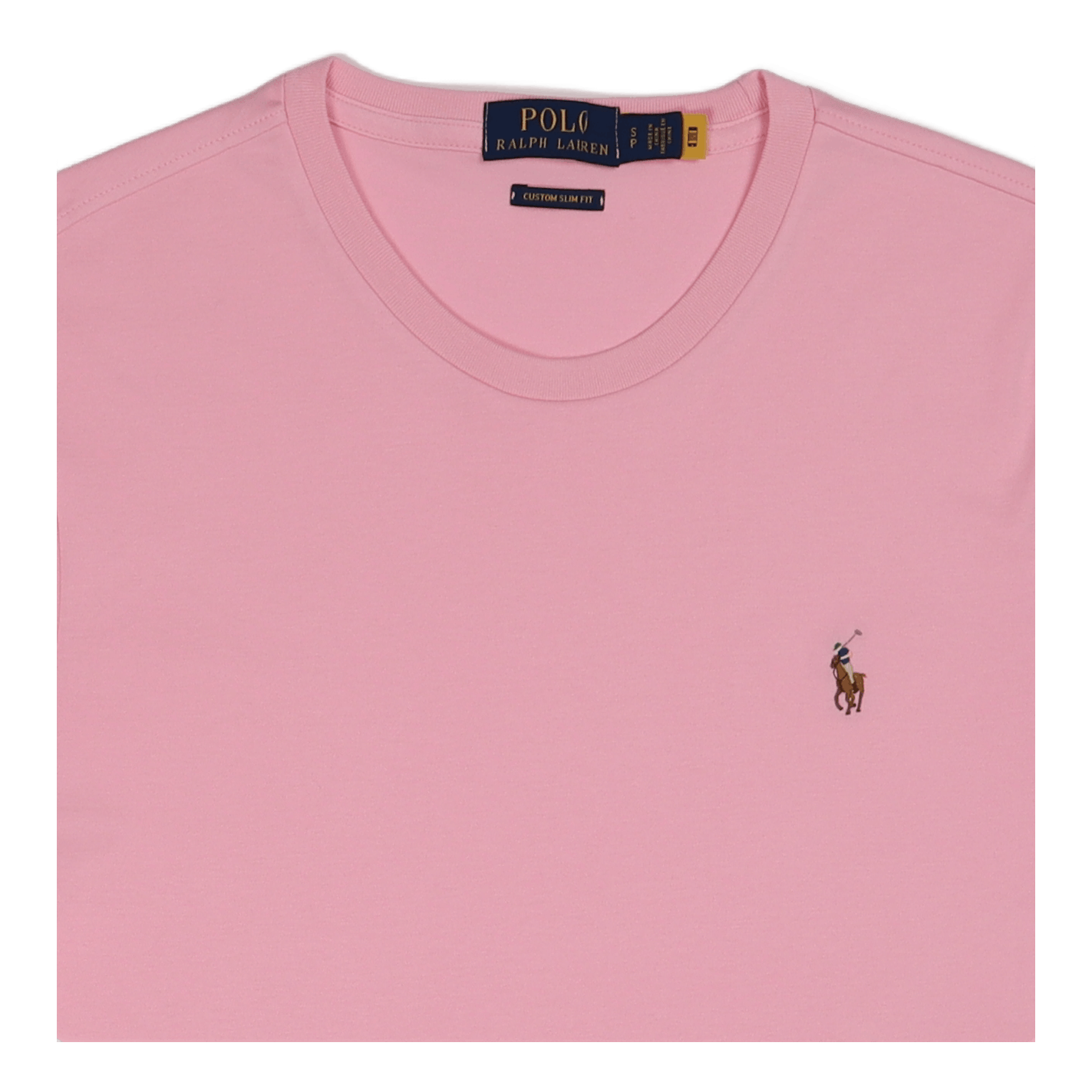 Polo Ralph Lauren Custom Slim Fit Soft Cotton T - Shirt Carmel Pink