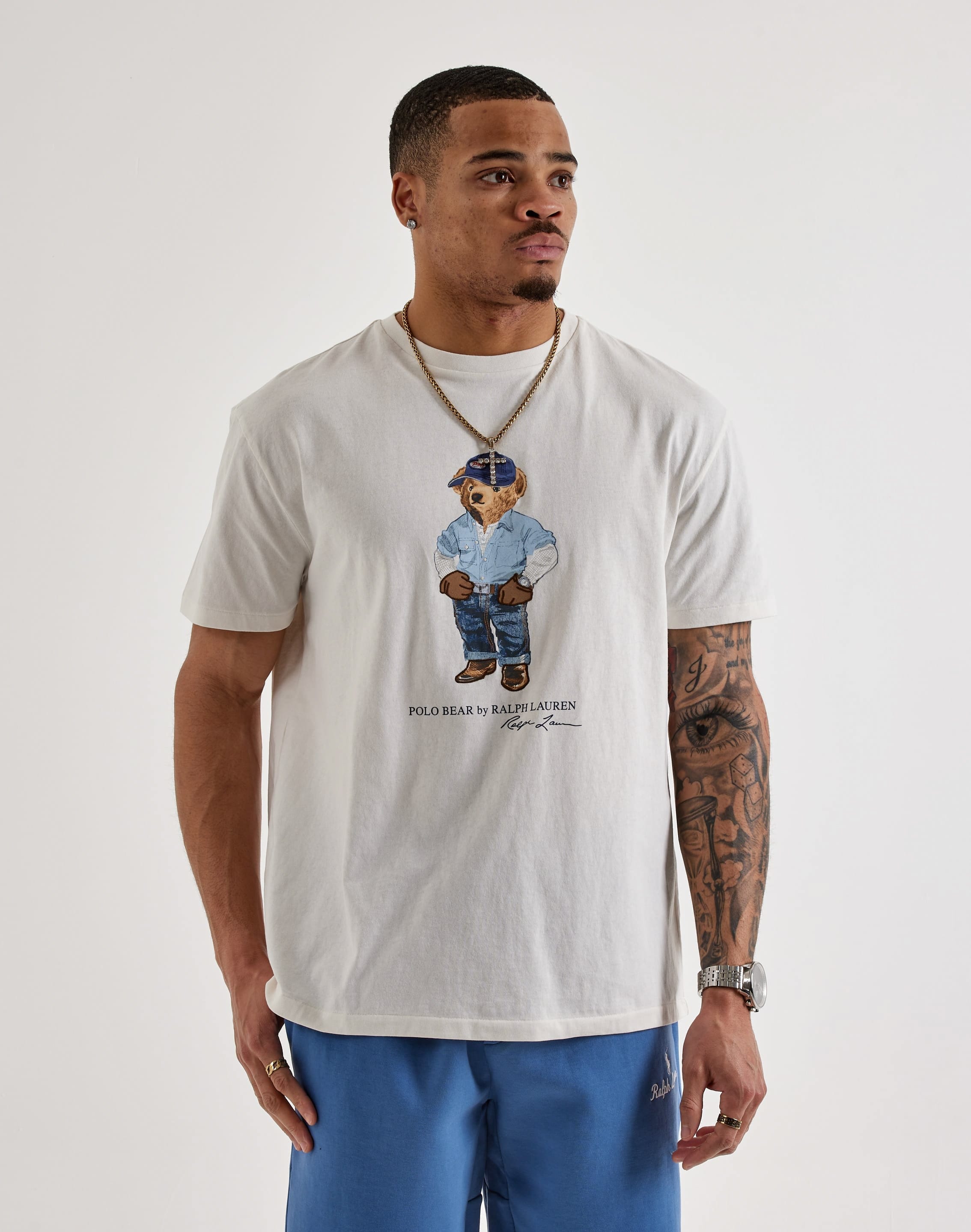 Polo Ralph Lauren Denim Polo Bear T-Shirt