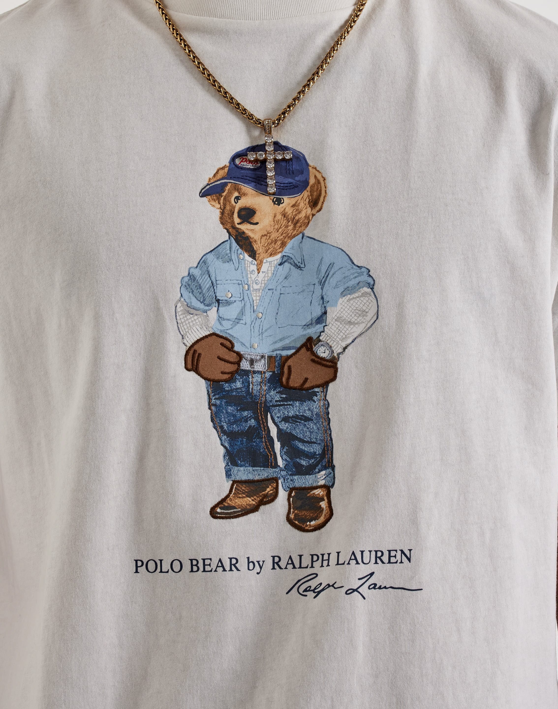 Polo Ralph Lauren Denim Polo Bear T-Shirt