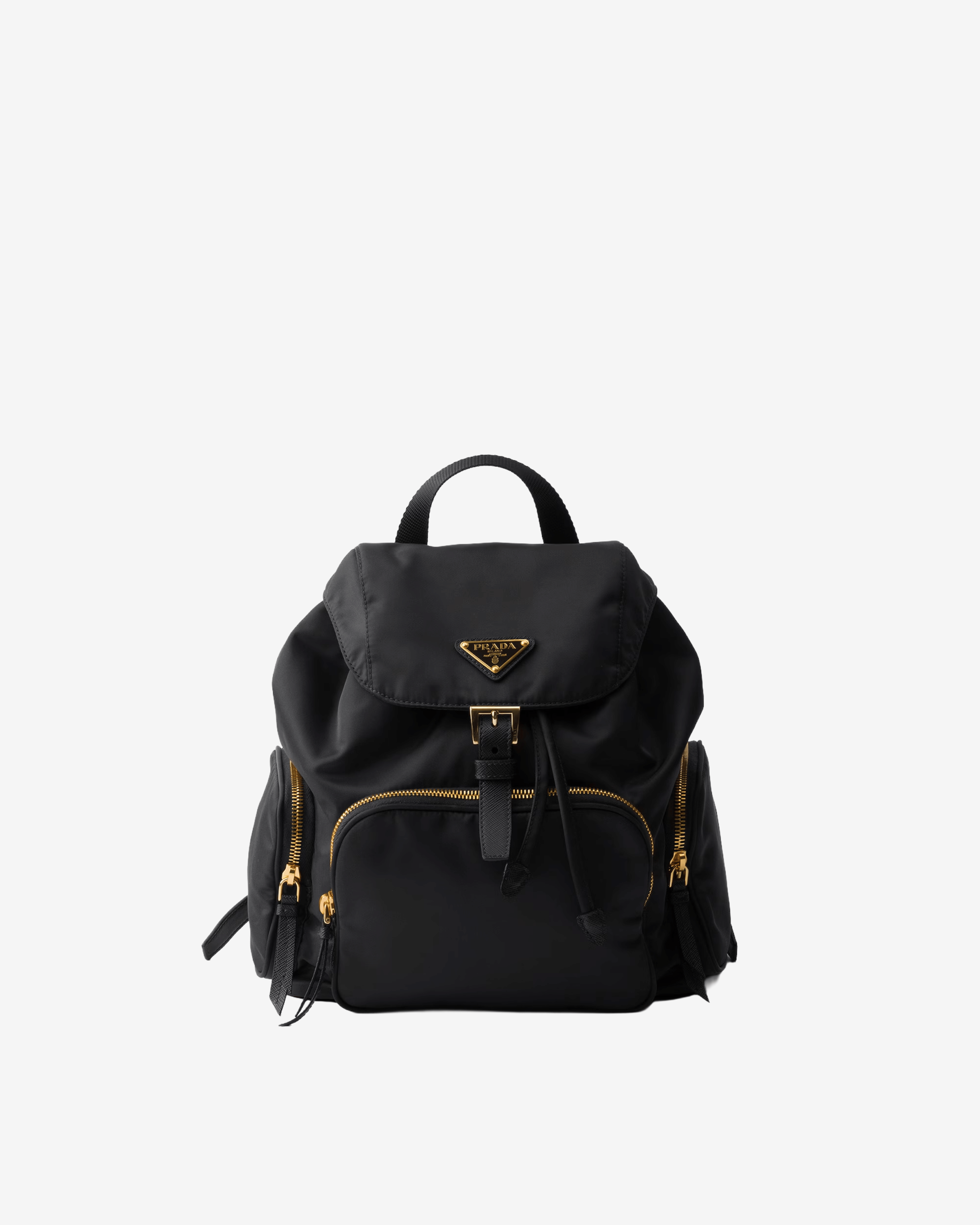 Prada - Women's Fabric Backpack - (Black)