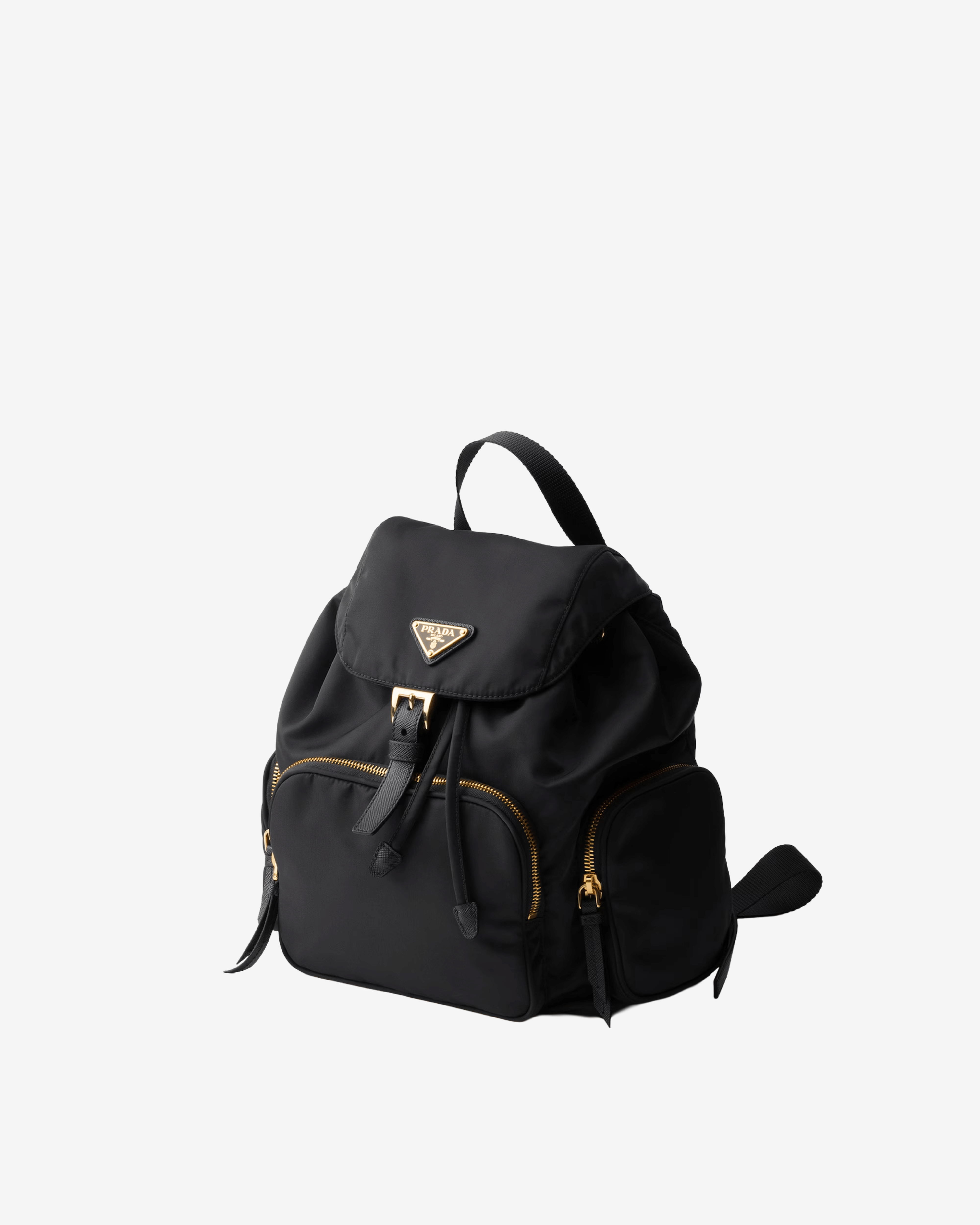 Prada - Women's Fabric Backpack - (Black)