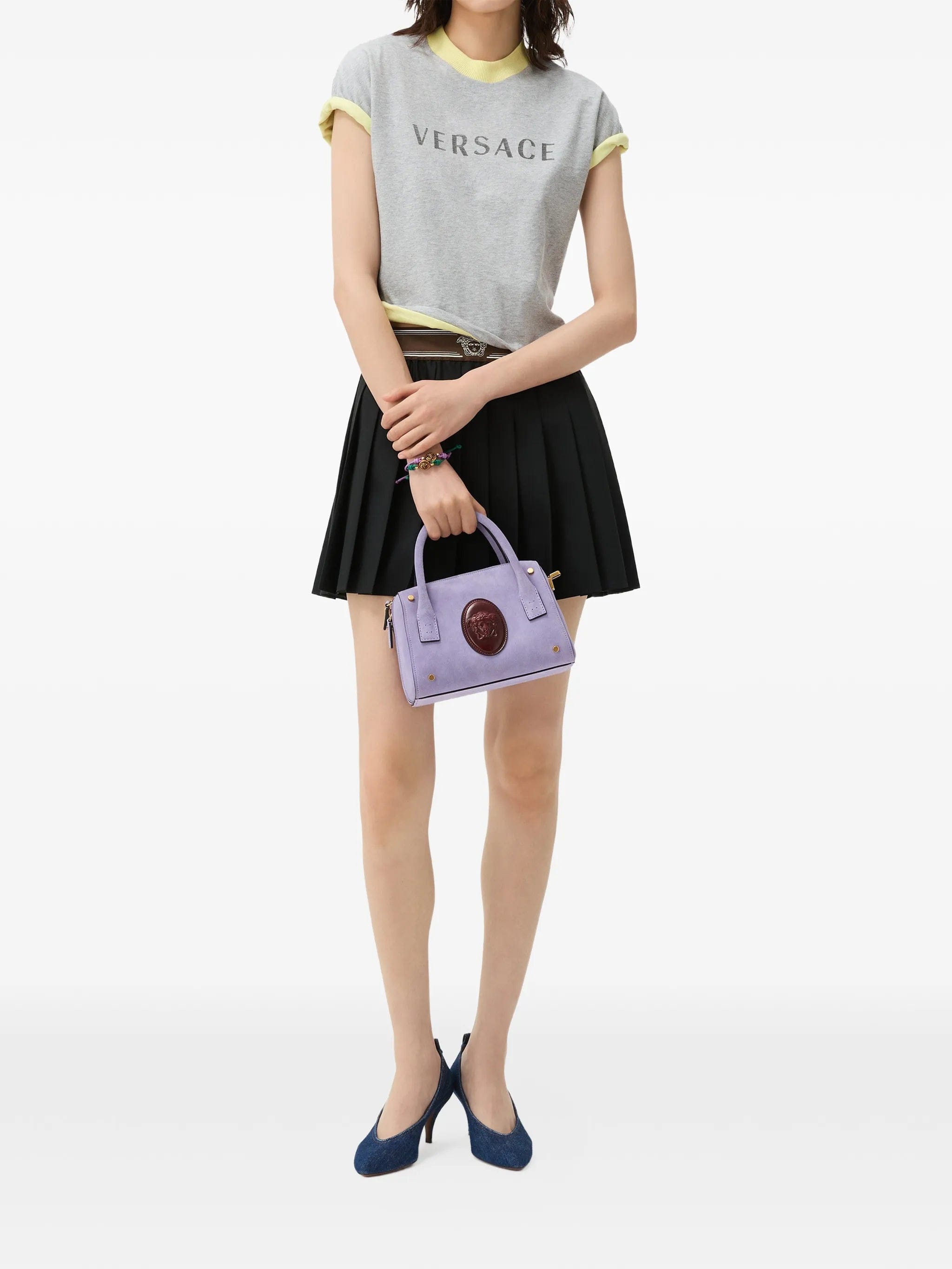 Versace Medusa '95 pleated skirt