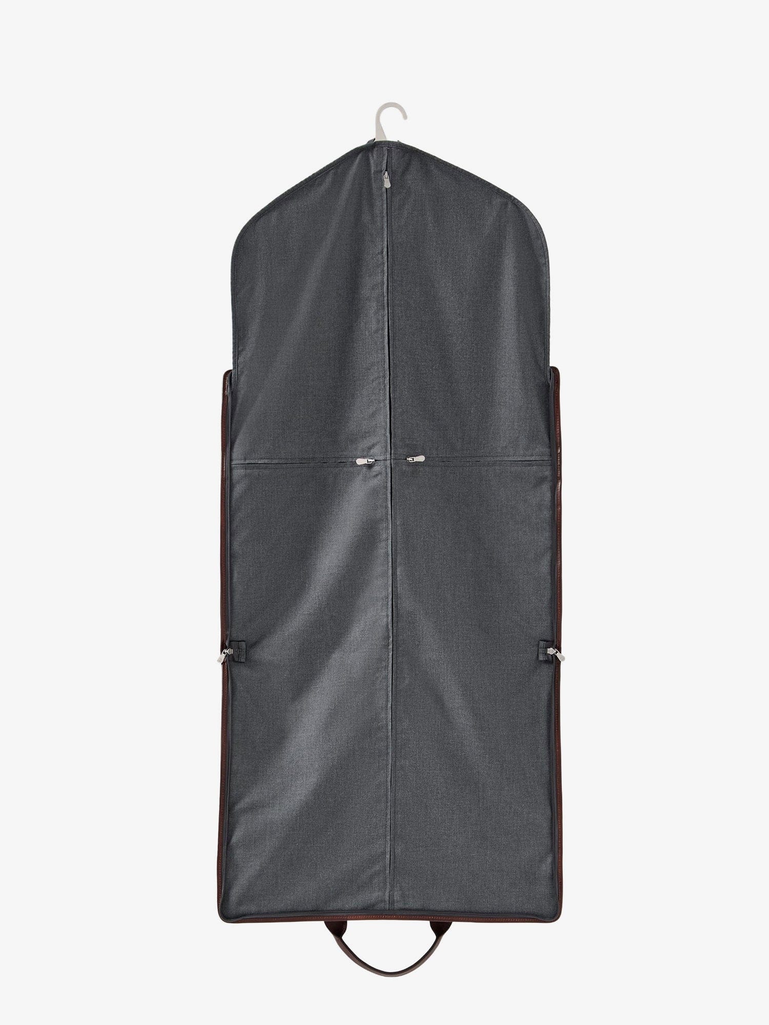 Brunello Cucinelli Technical fabric and leather garment bag