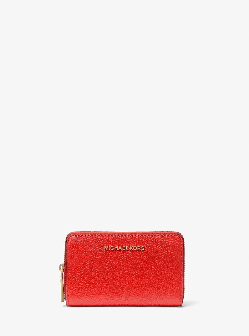 Michael Kors Petit portefeuille en cuir grainé