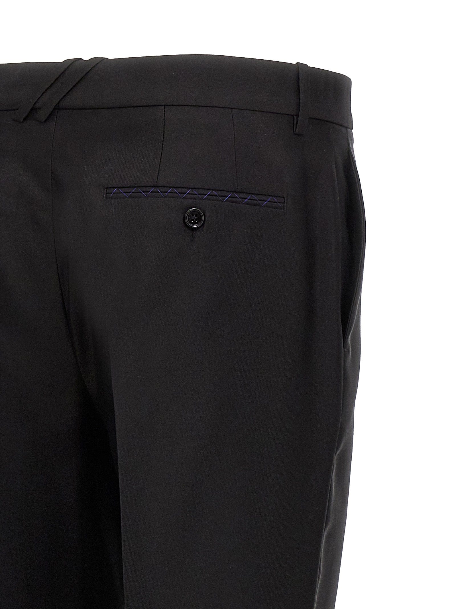 Burberry Virgin Wool Dress Men's Pants