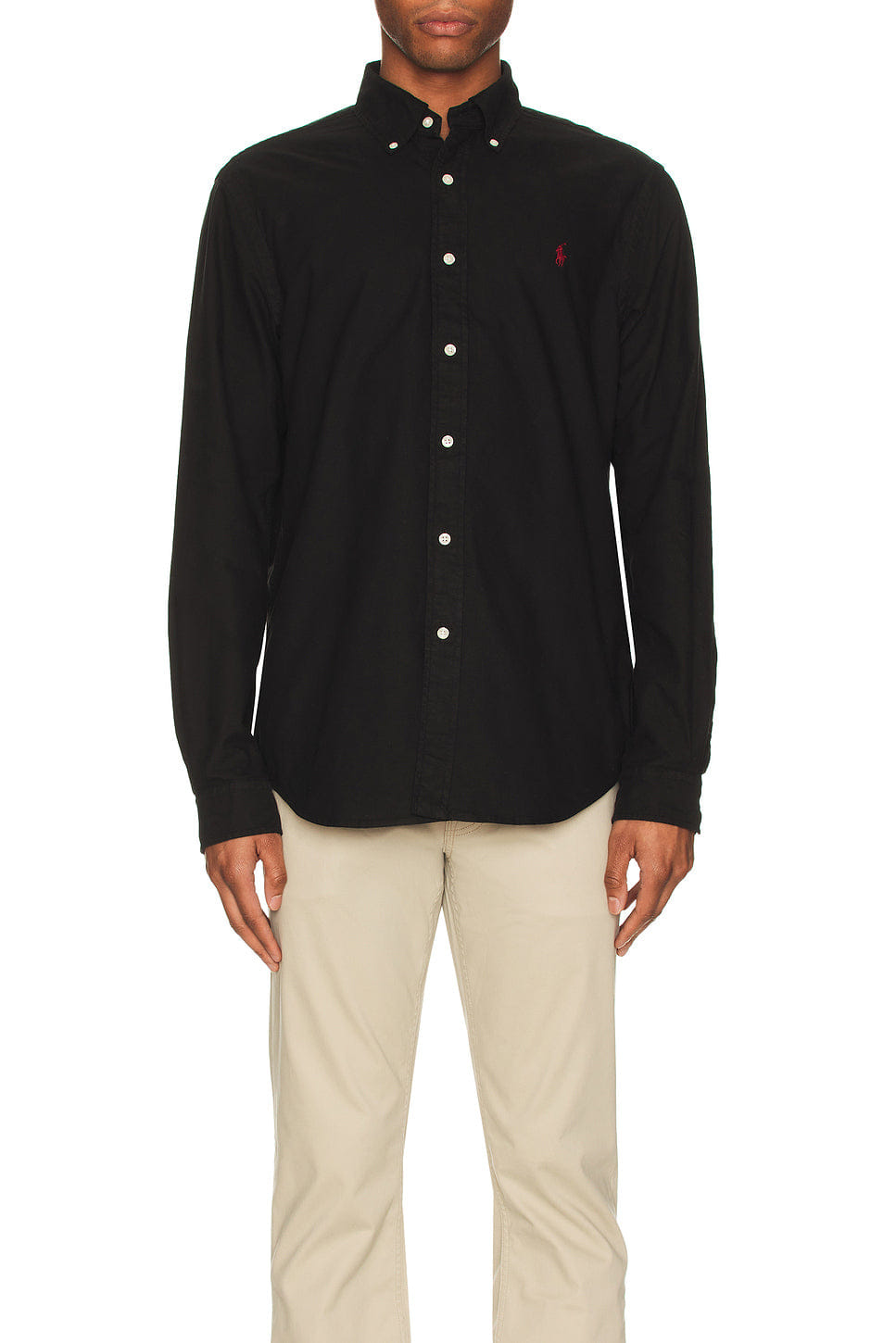 Polo Ralph Lauren Garment Dyed Oxford Shirt in Black