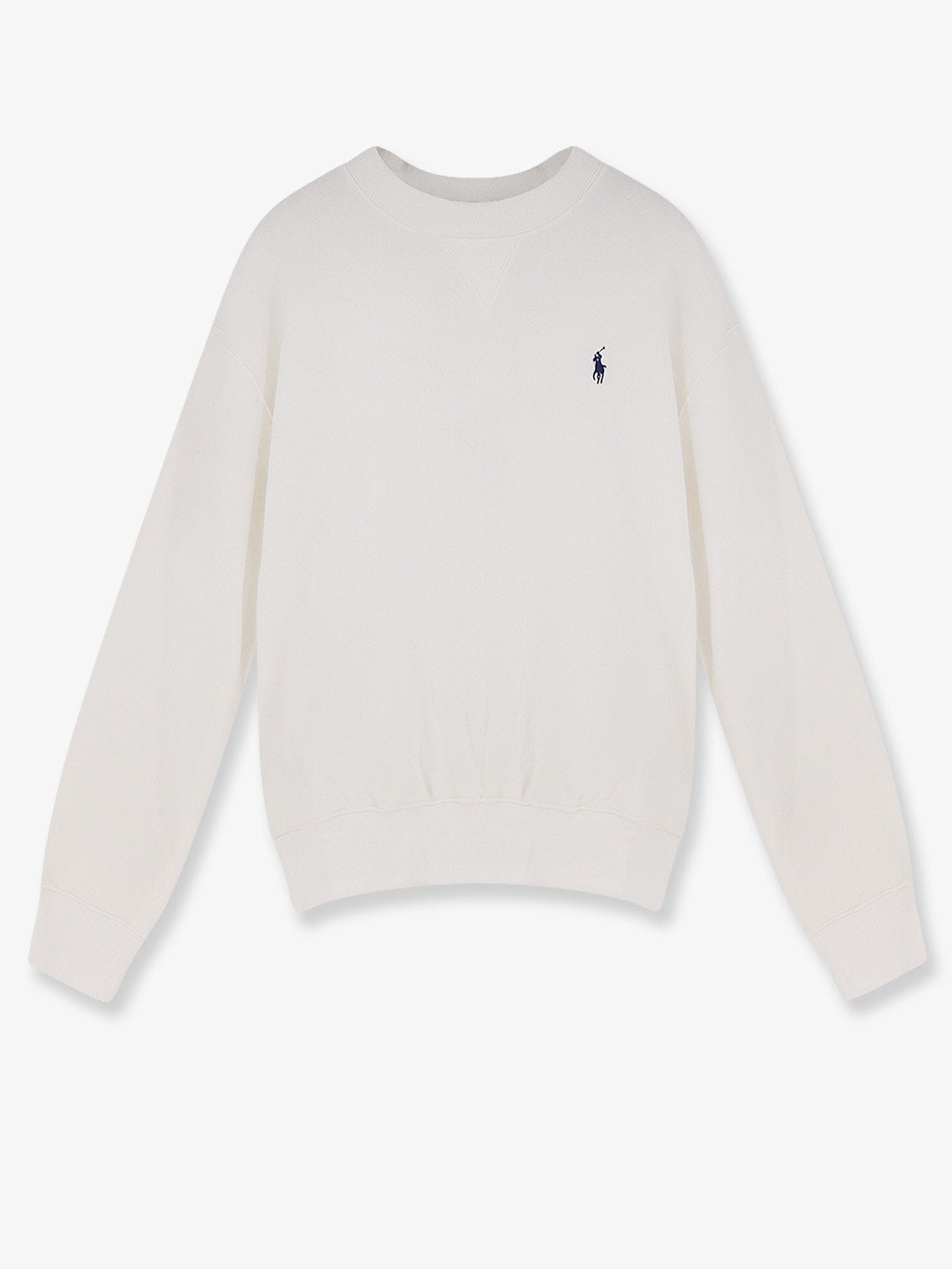 POLO RALPH Lauren Cotton blend sweater with embroidered logo on the front