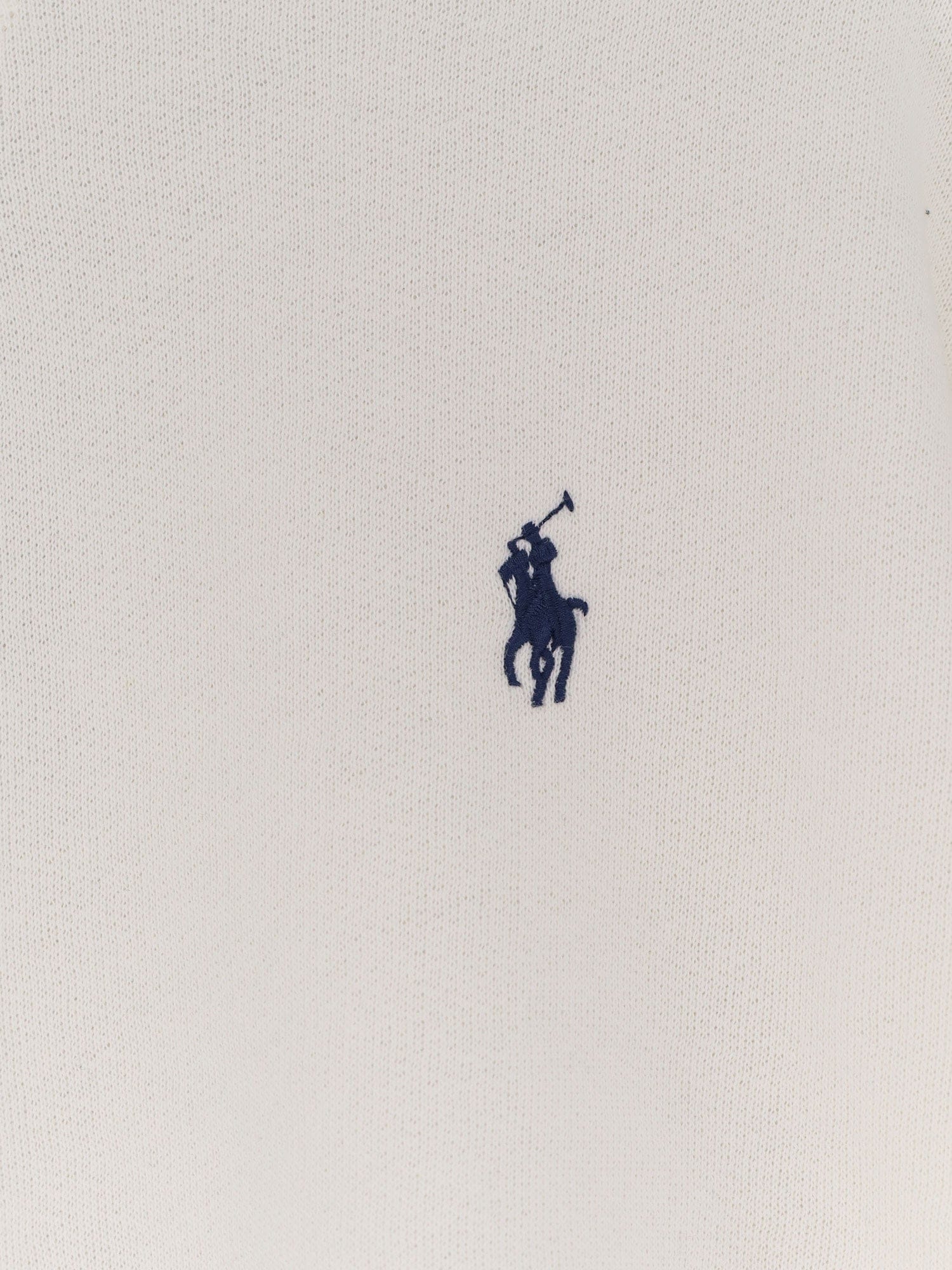POLO RALPH Lauren Cotton blend sweater with embroidered logo on the front