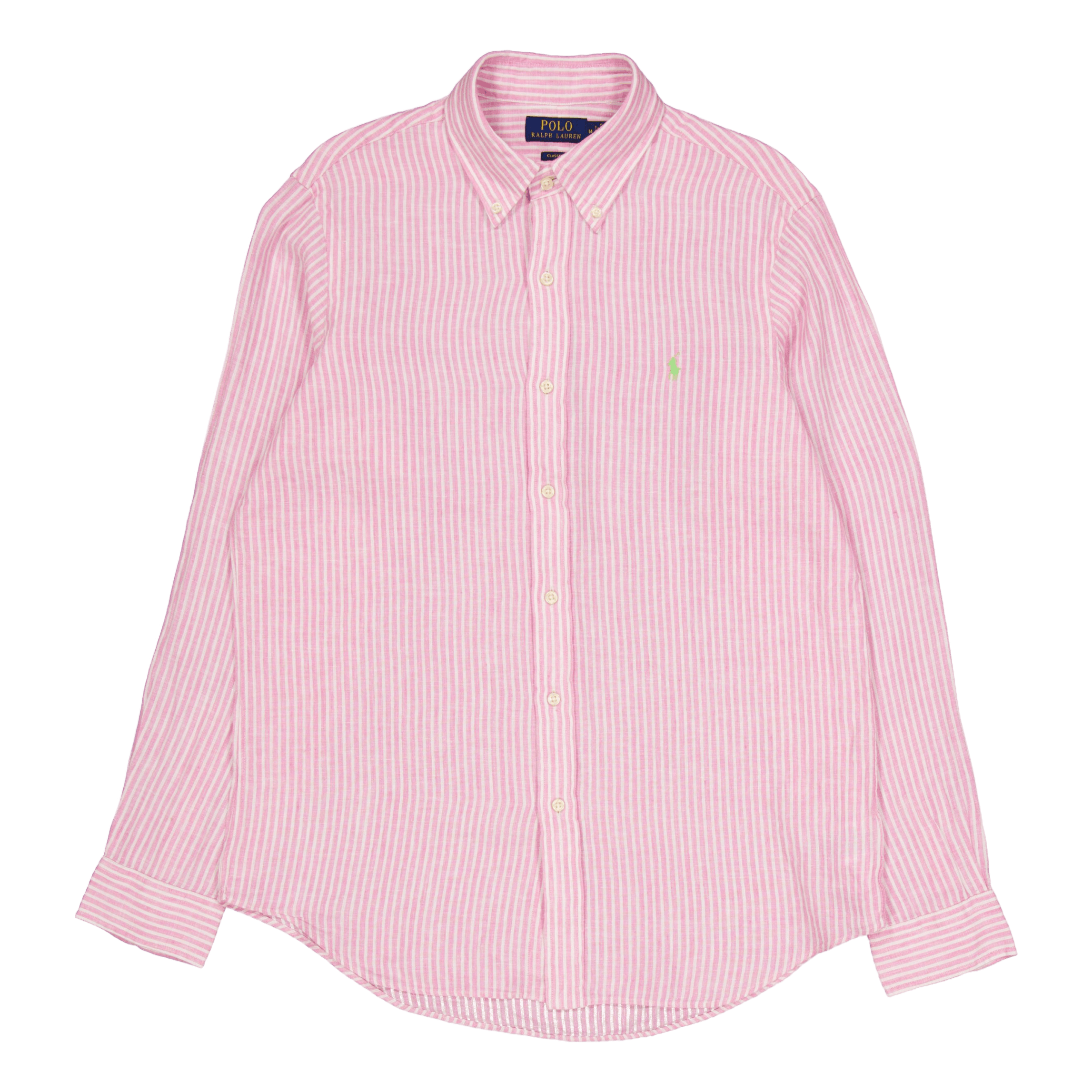 Polo Ralph Lauren Classic Fit Striped Shirt Pink / White
