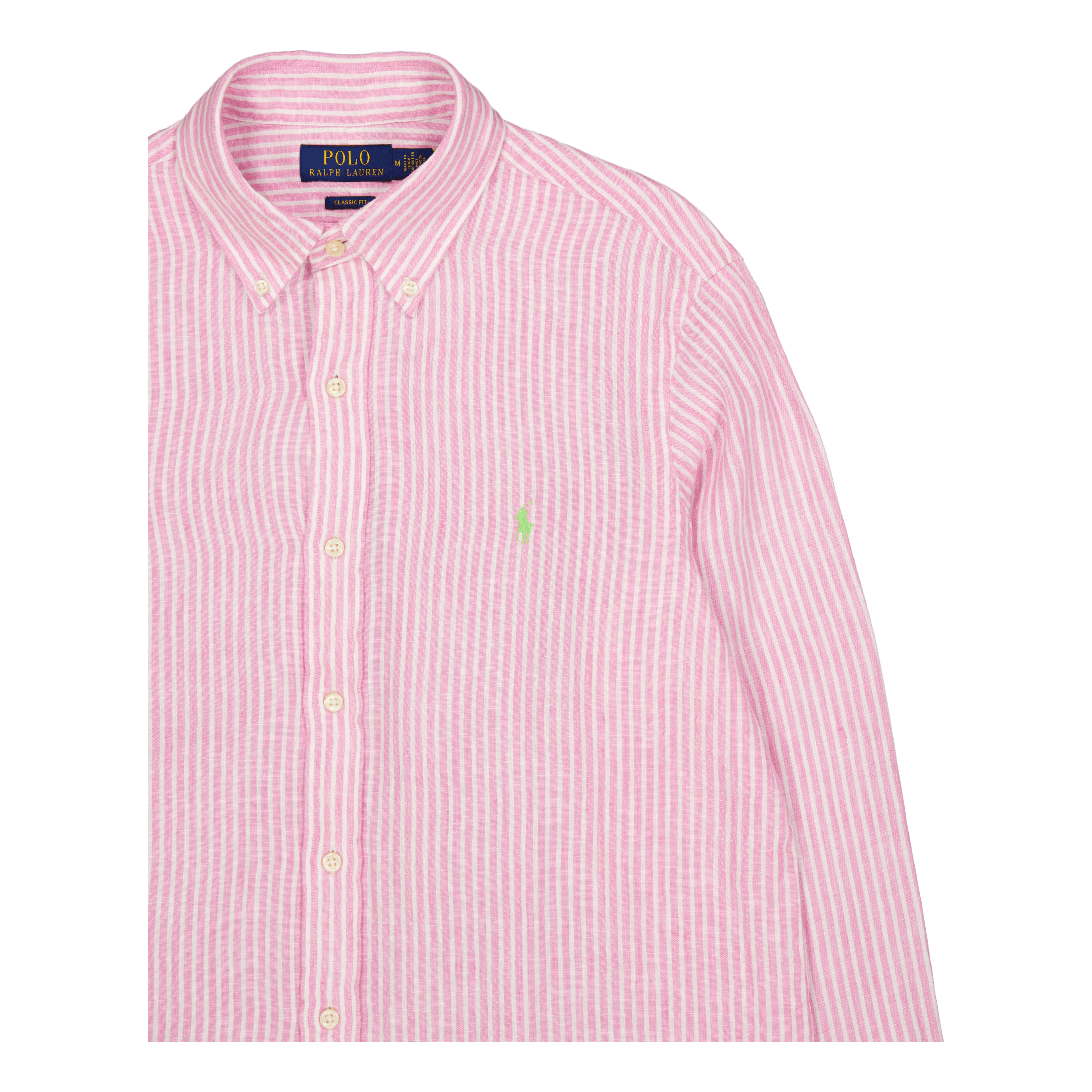 Polo Ralph Lauren Classic Fit Striped Shirt Pink / White