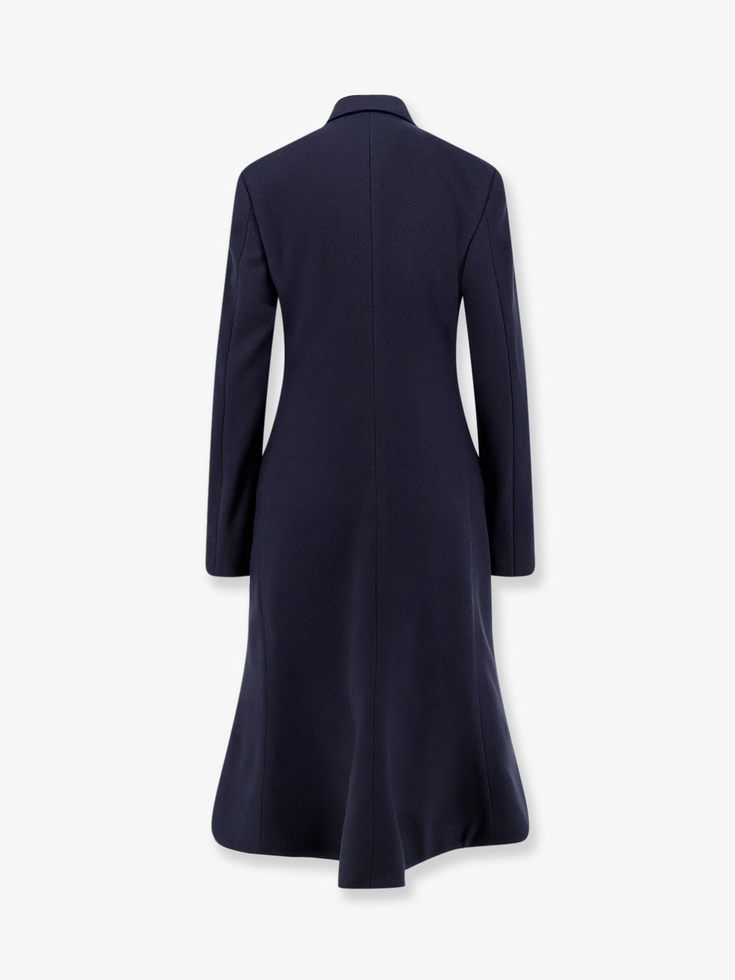 Balenciaga Godet Midi double - breasted wool coat