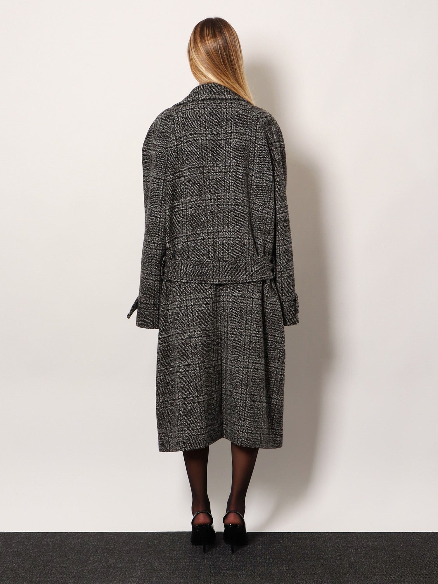Balenciaga One Layer raglan wool coat