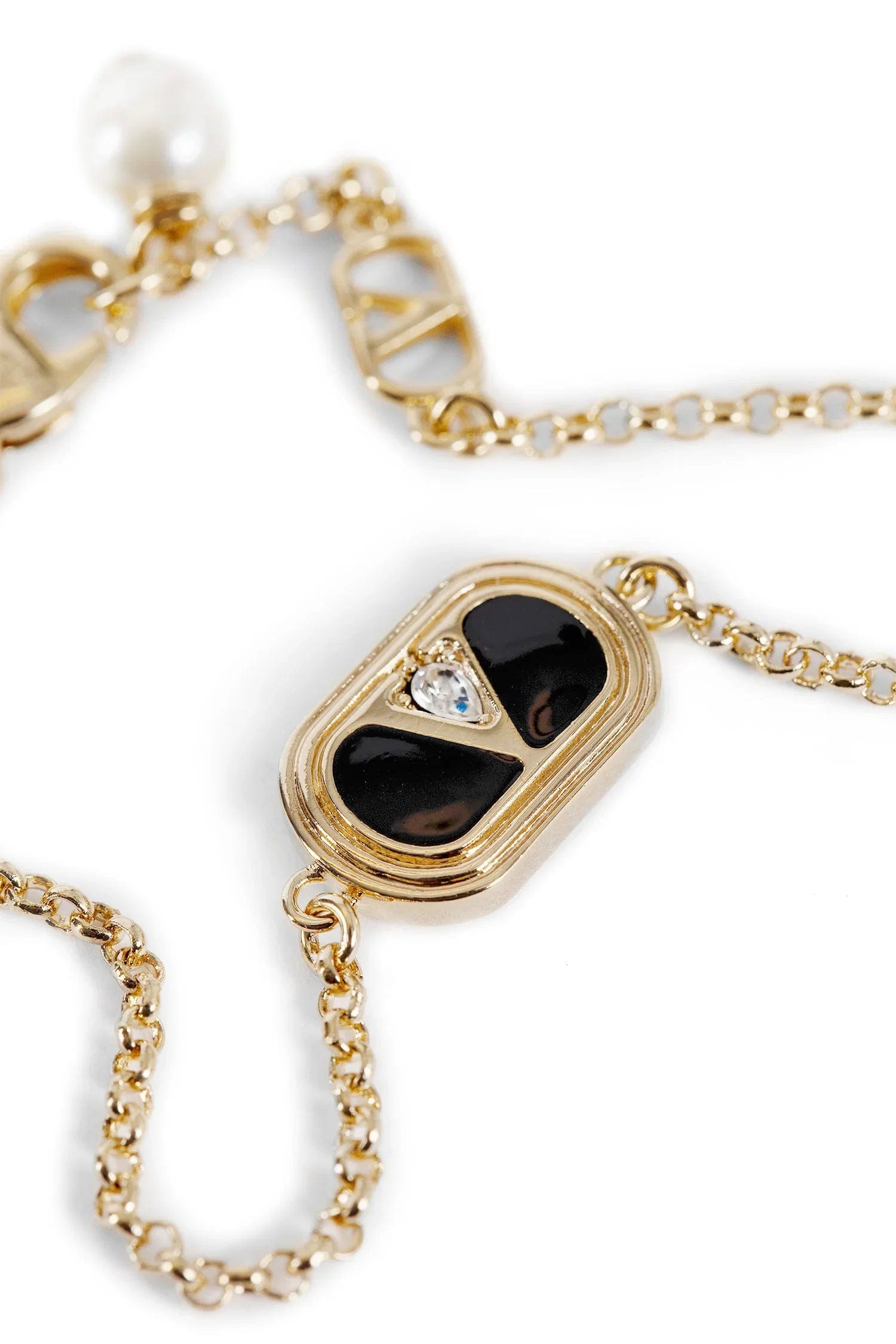Valentino Enamelled vlogo bracelet