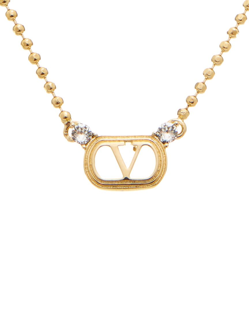 Valentino Ovalette Swarovski Necklace