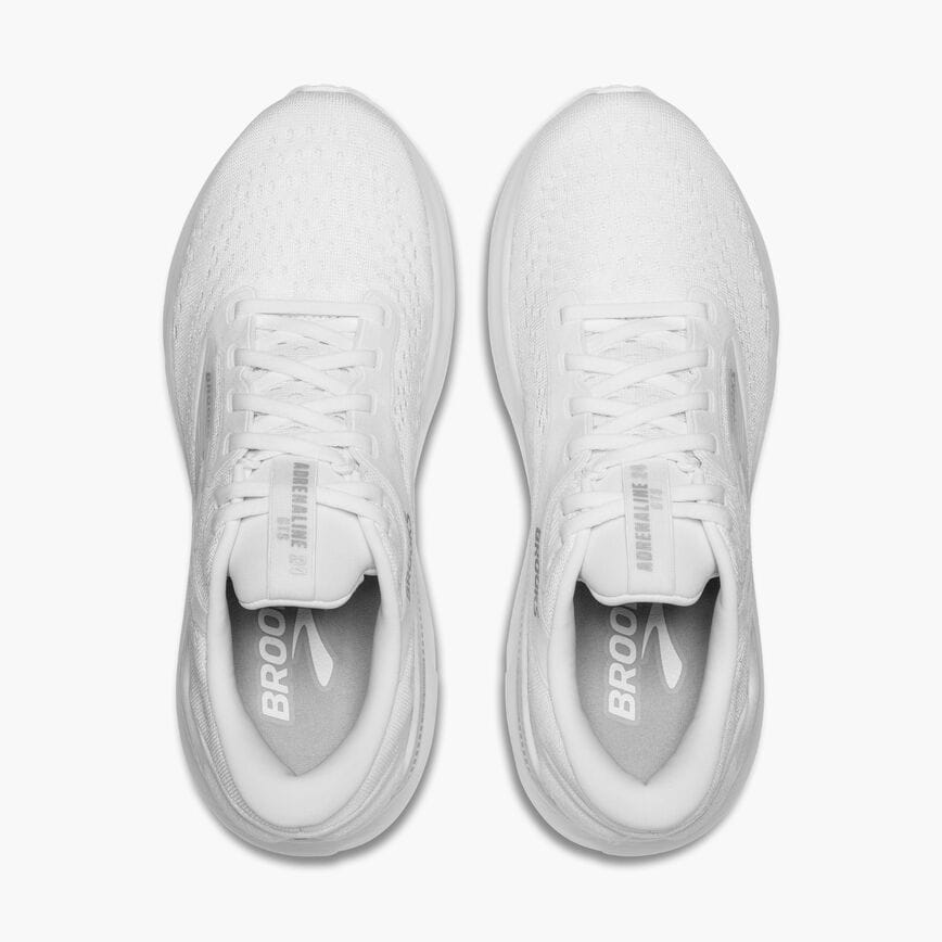 Brooks Adrenaline GTS 24 White/Oyster/Alloy (Women's)