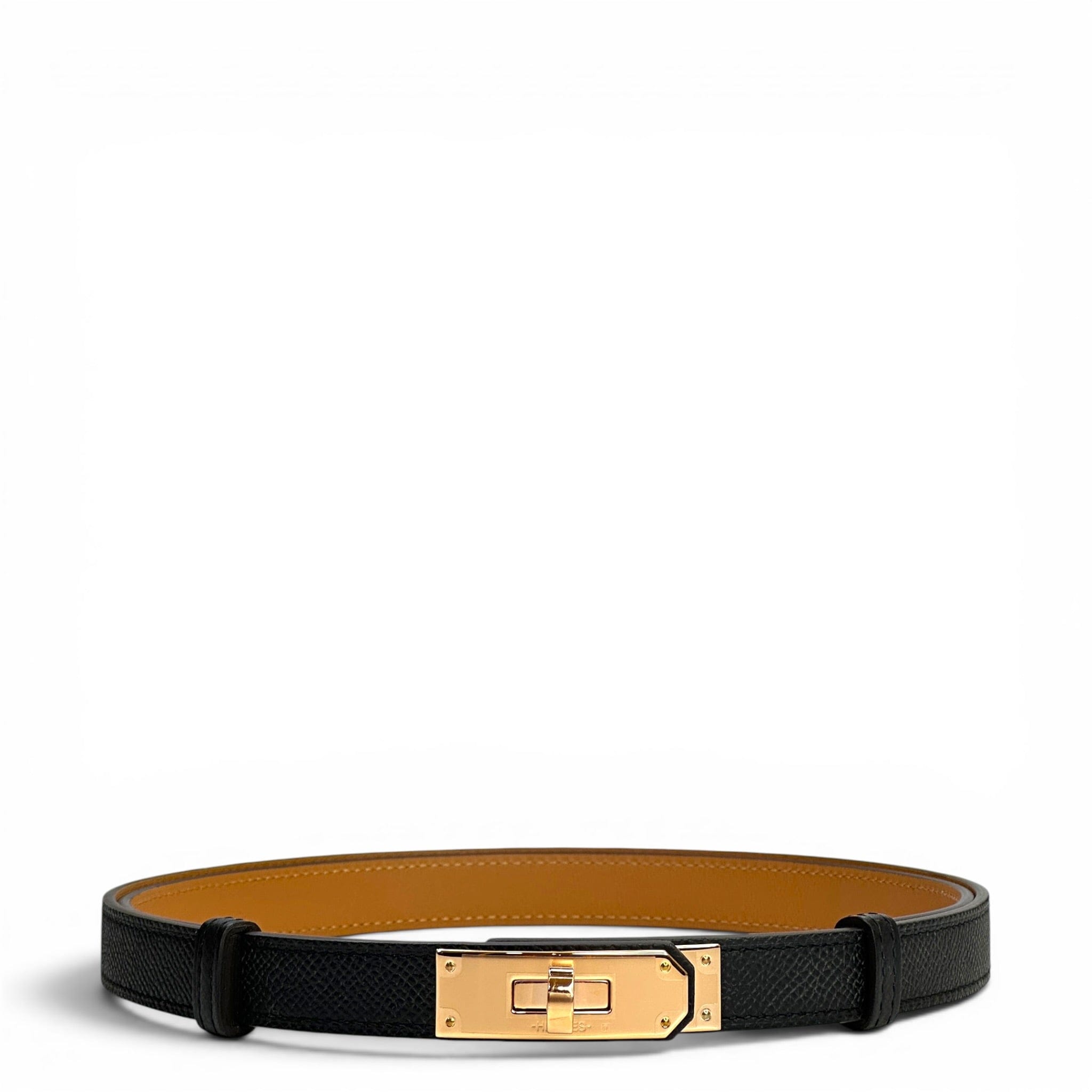 Hermes Black Rosegold Hardware