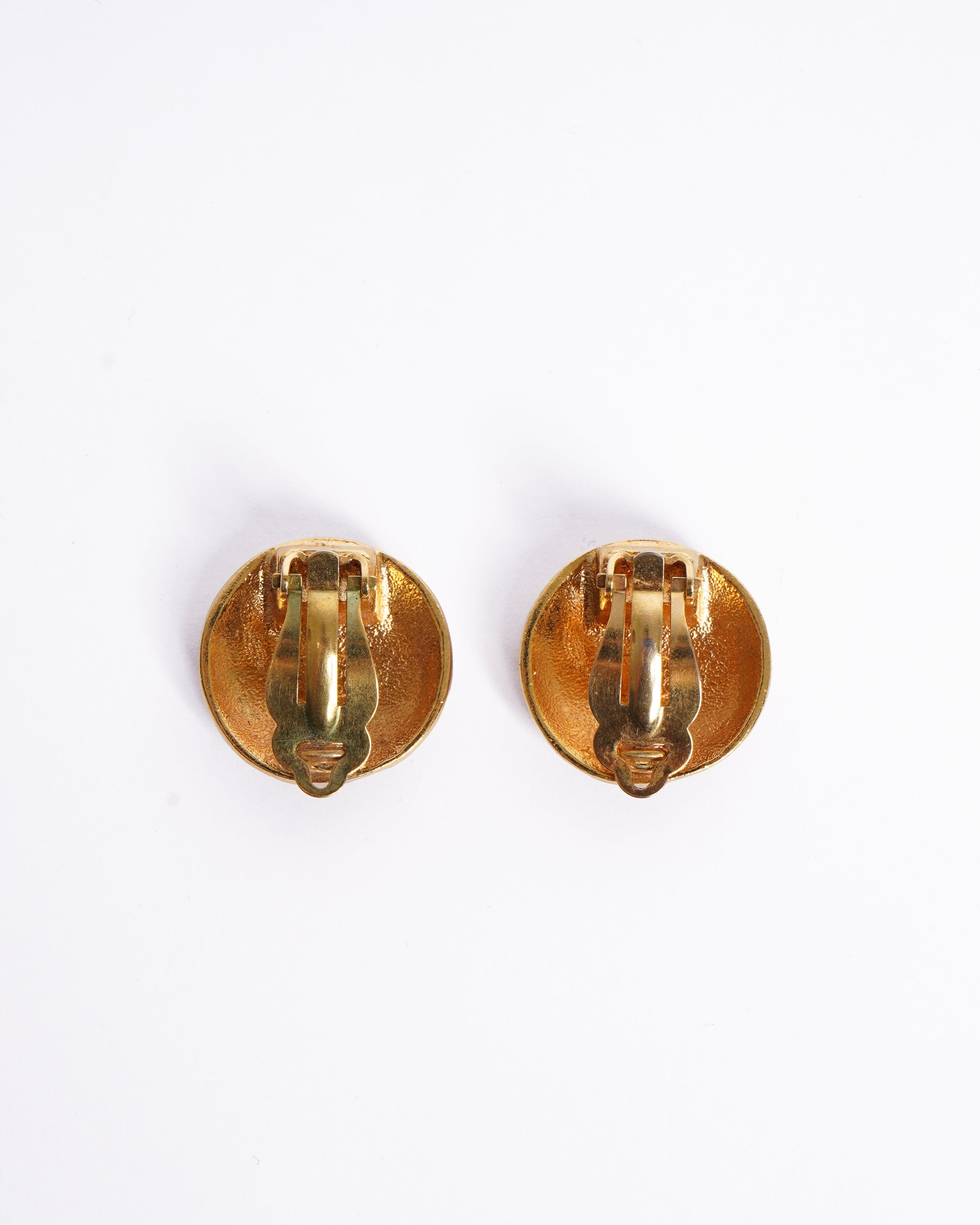 Chanel Vintage Chanel 1996 Gold Plated Earring Made In France