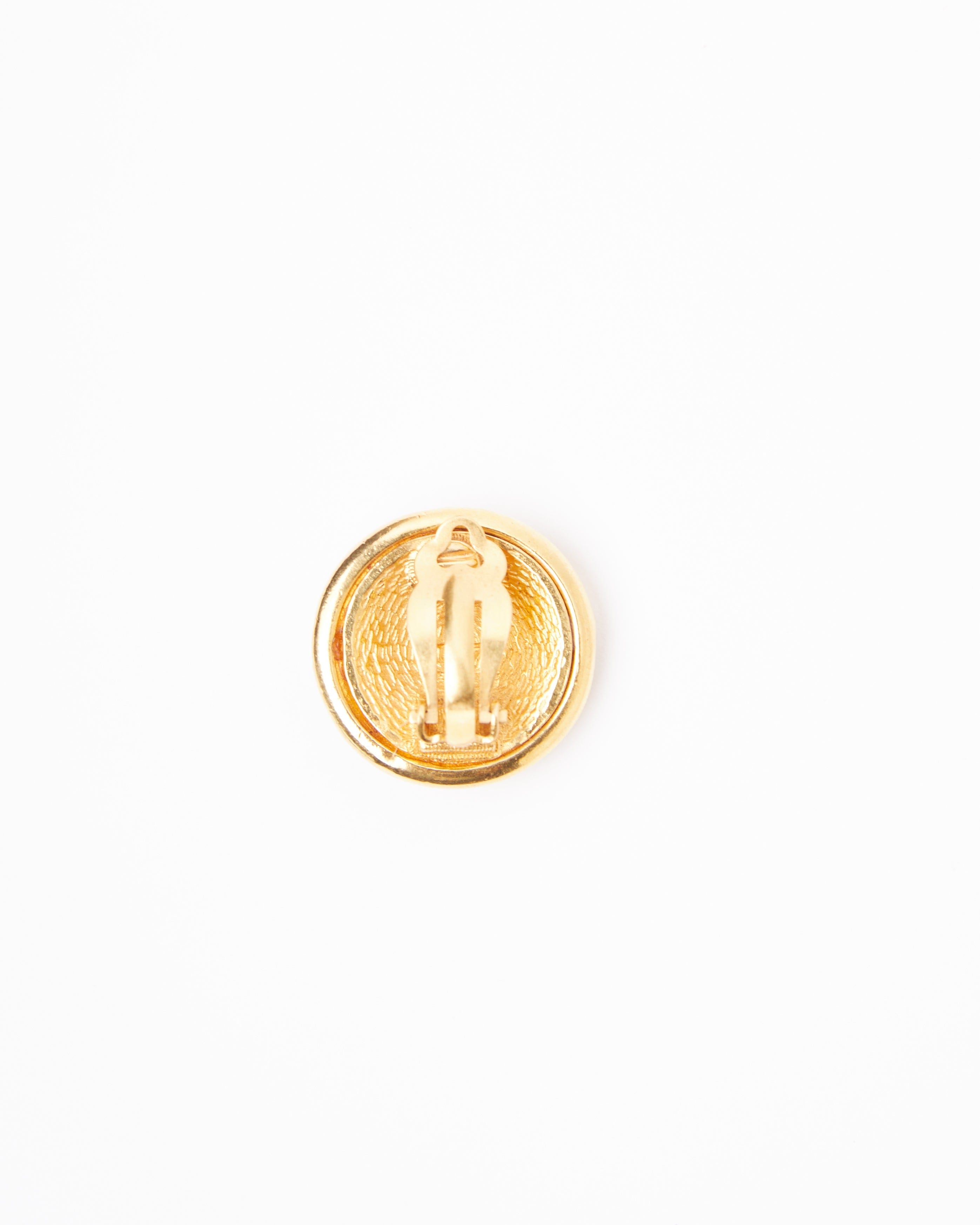 Chanel Vintage Chanel Gold Earring