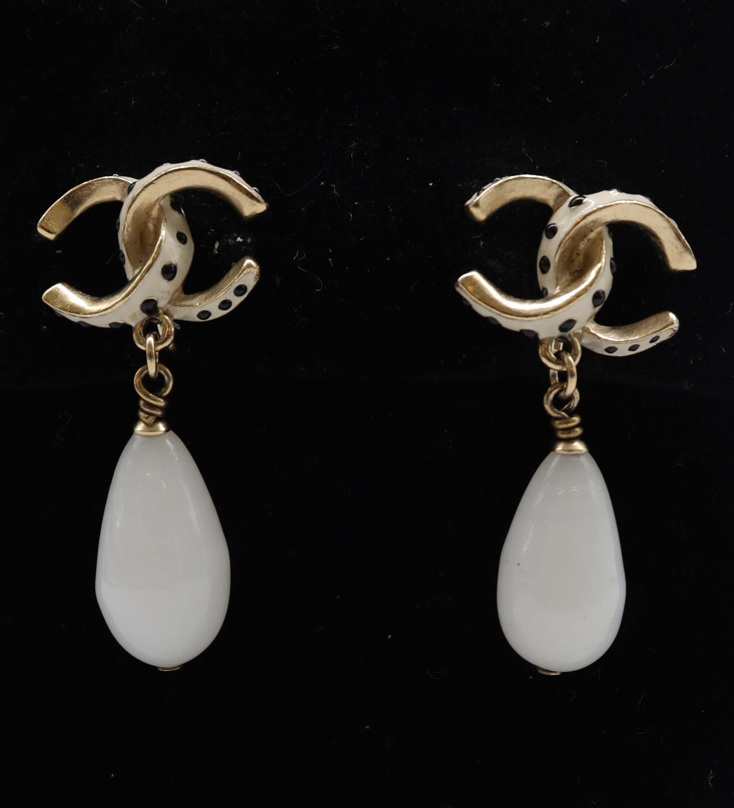 CHANEL EARRINGS COCOMARK SWING ACCESSORY 16C DXBS2871