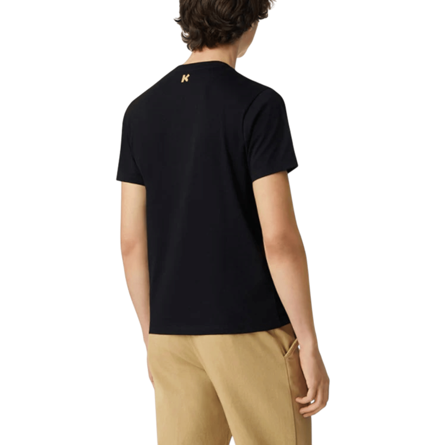 Kenzo Tiger Head Logo Printing Round Neck Short Sleeve Black (SS21)