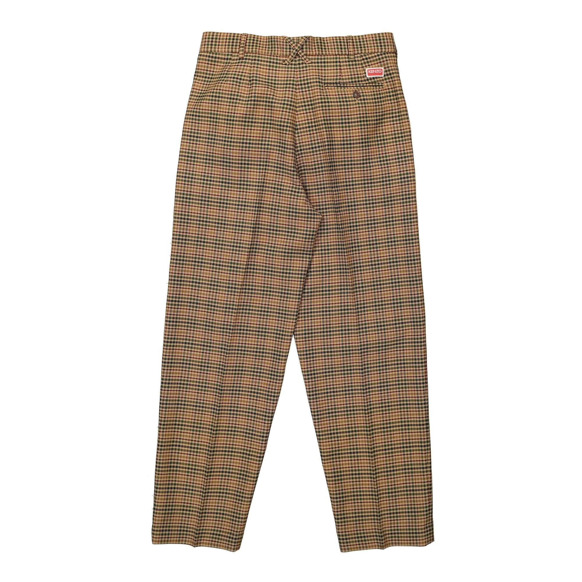 KENZO Check Tailored Pants