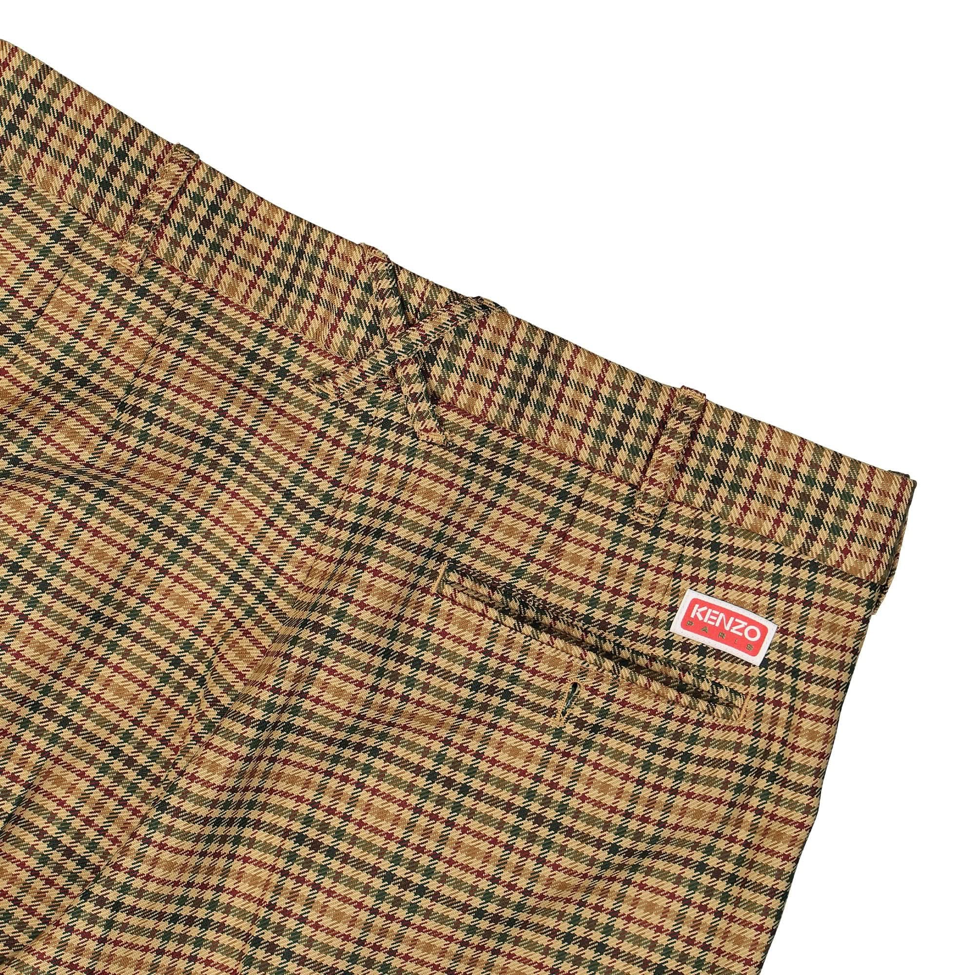 KENZO Check Tailored Pants