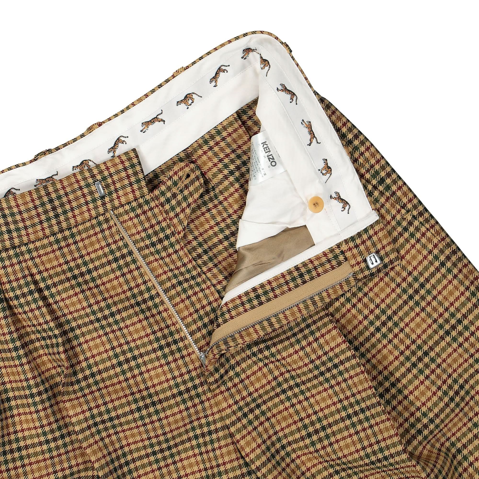 KENZO Check Tailored Pants