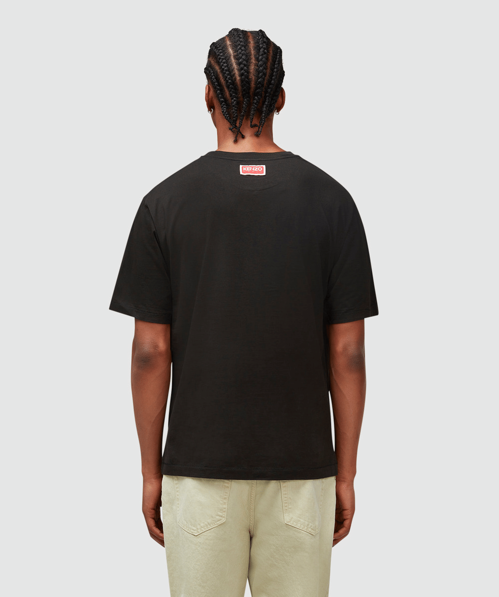 Kenzo Paris Large Boke Flower Oversized T - Shirt Black