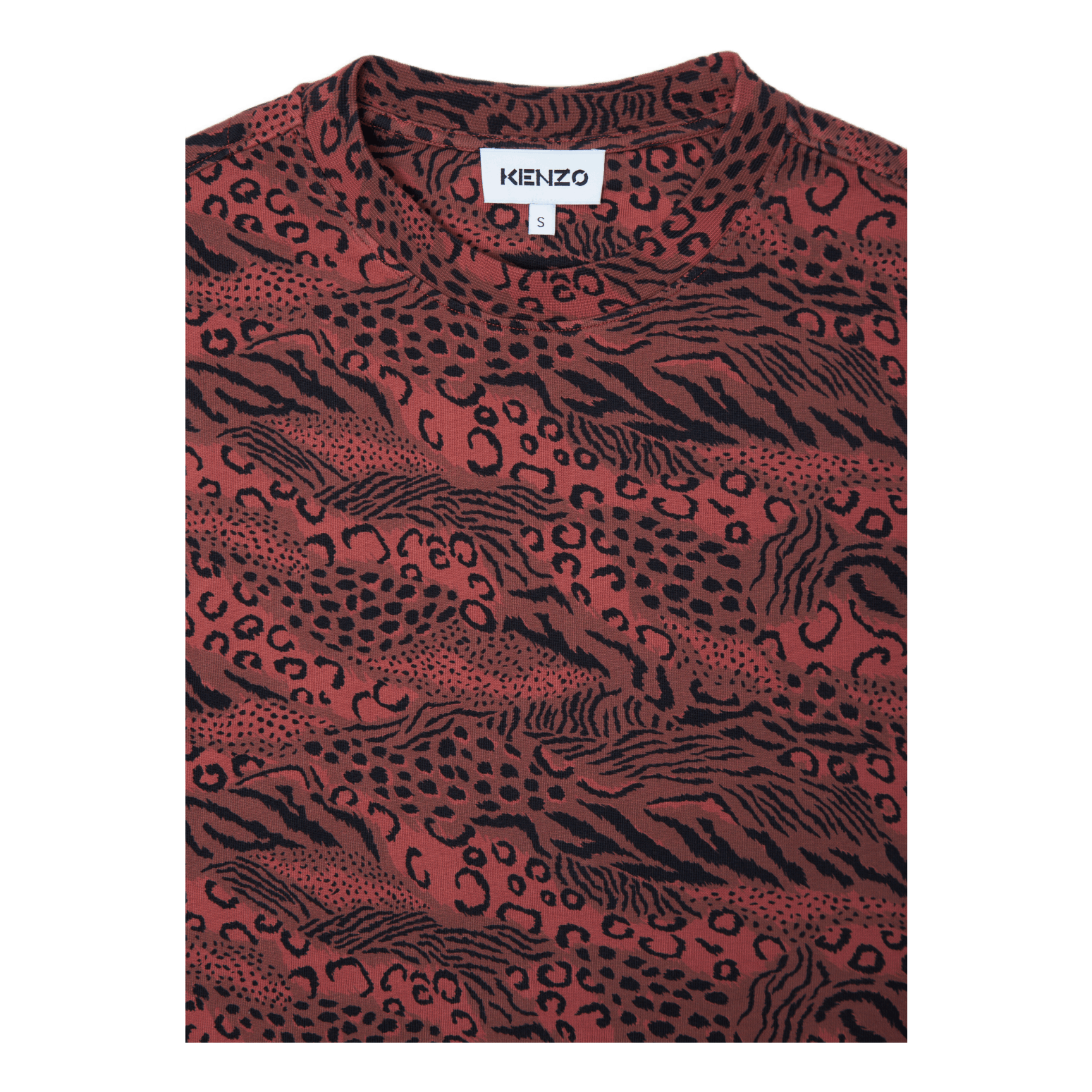 Kenzo Print Skate T - shirt Dark Rose