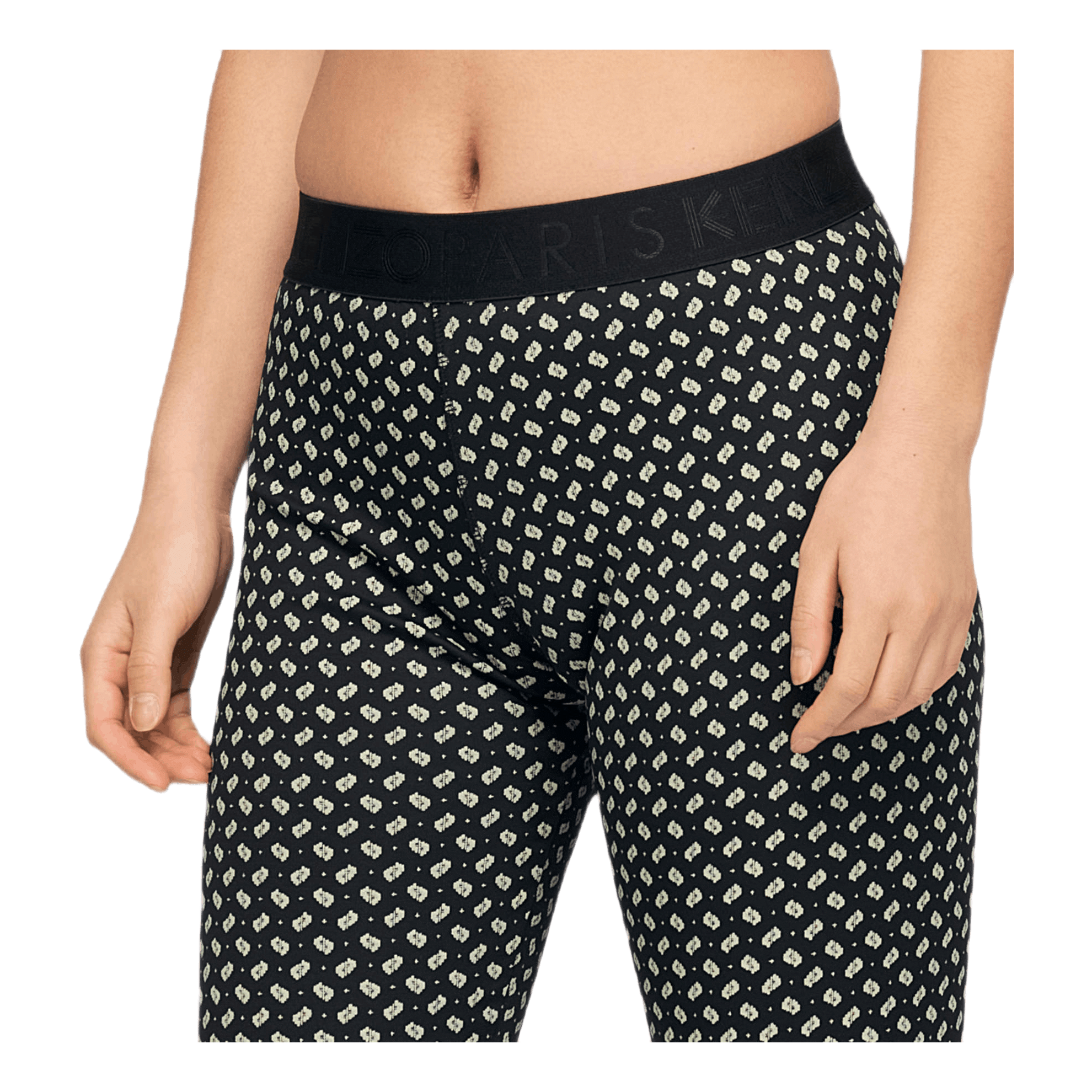 Kenzo Logo Ikat Leggings Black