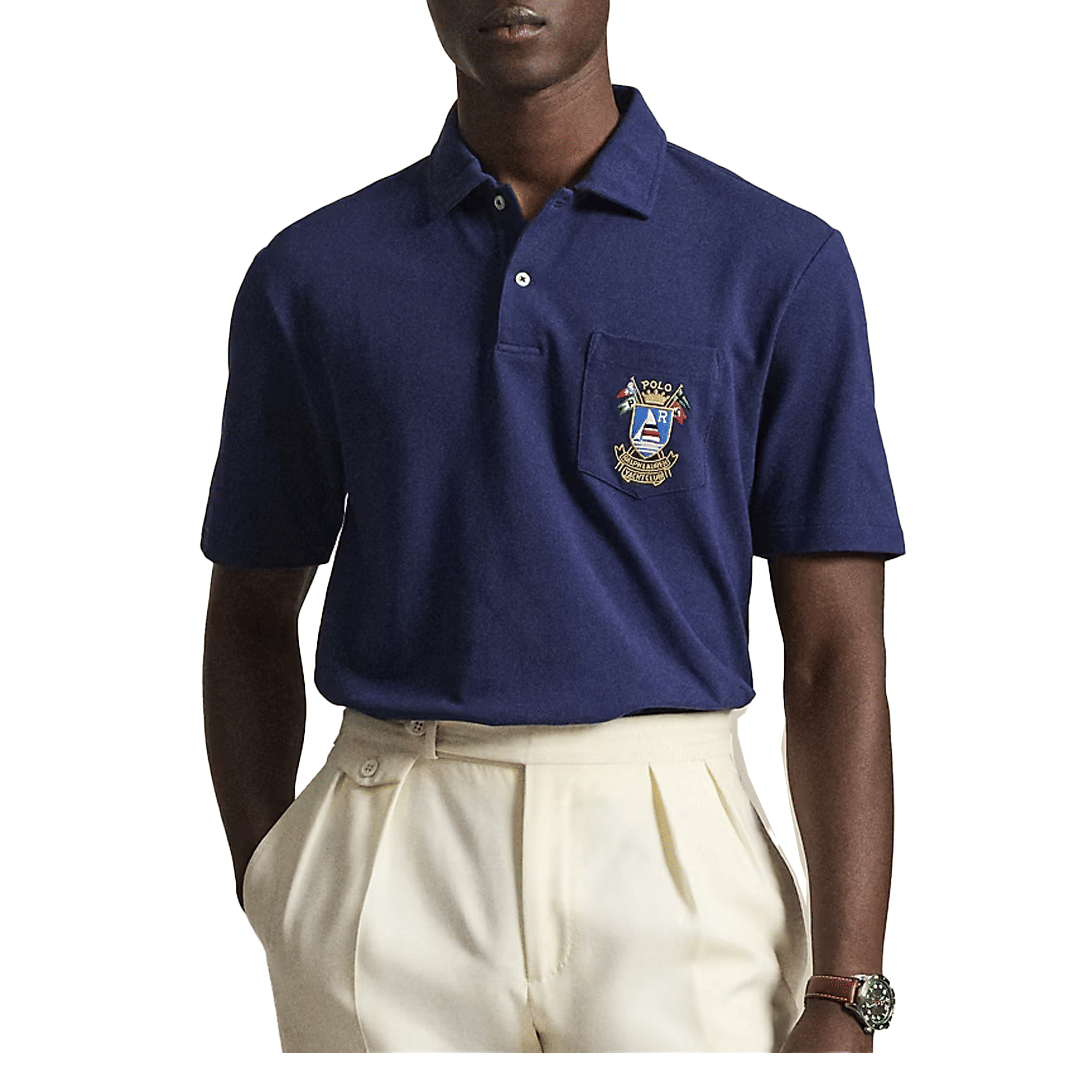 POLO RALPH Lauren CLASSIC FIT CREST MESH POLO SHIRT