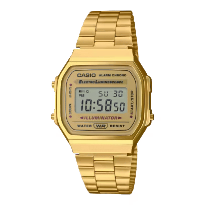 Casio Vintage Gold/Gold with LED
