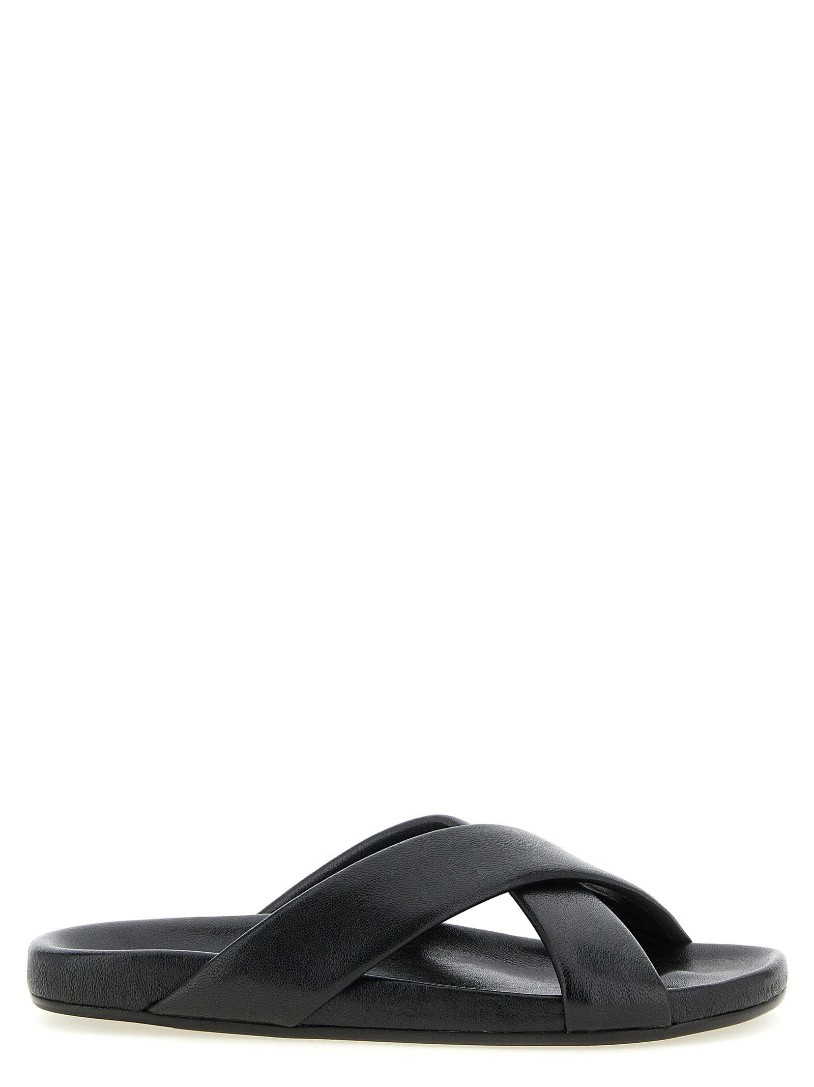 Saint Laurent Nichols Sandals — Black