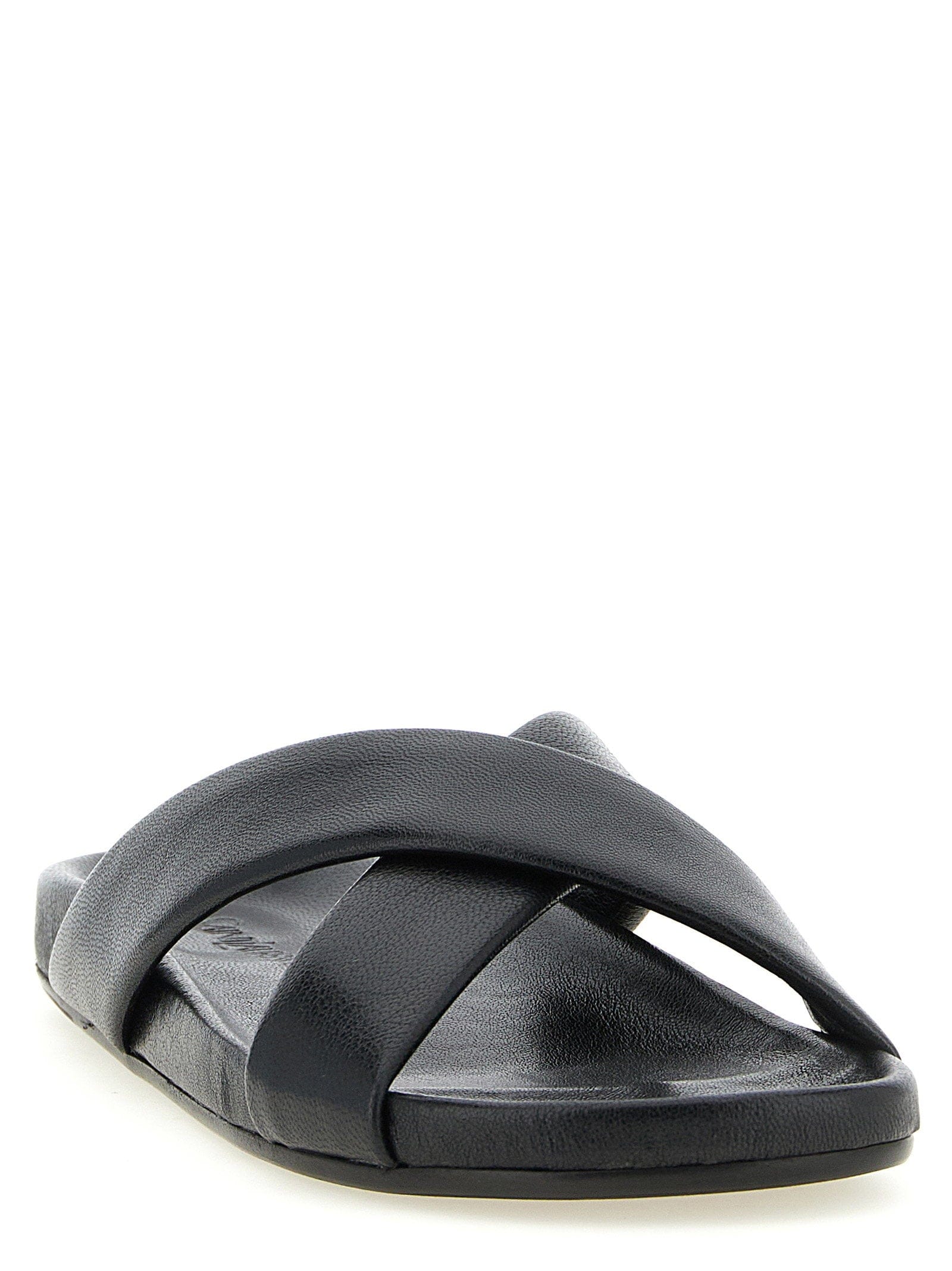 Saint Laurent Nichols Sandals — Black