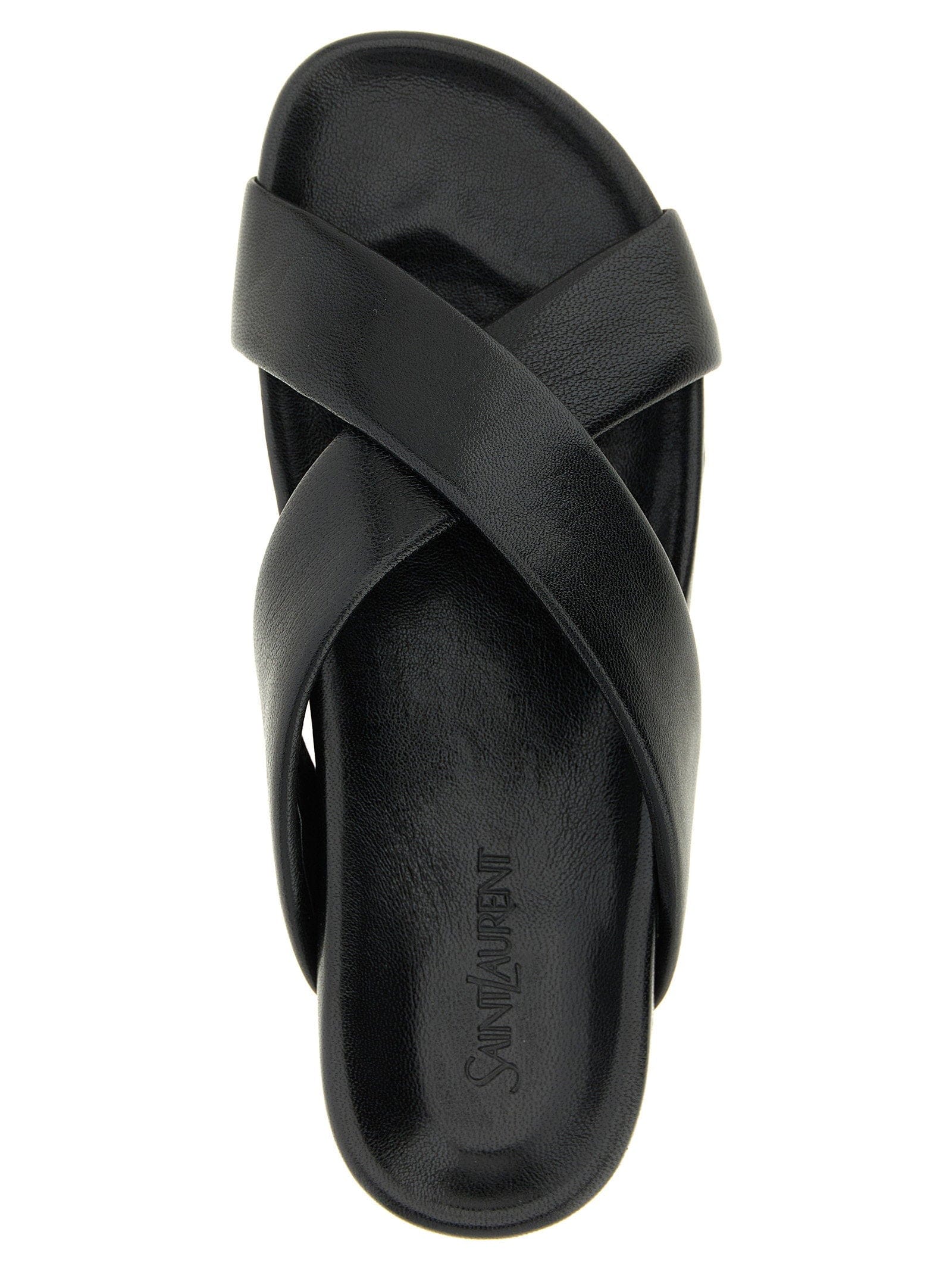 Saint Laurent Nichols Sandals — Black