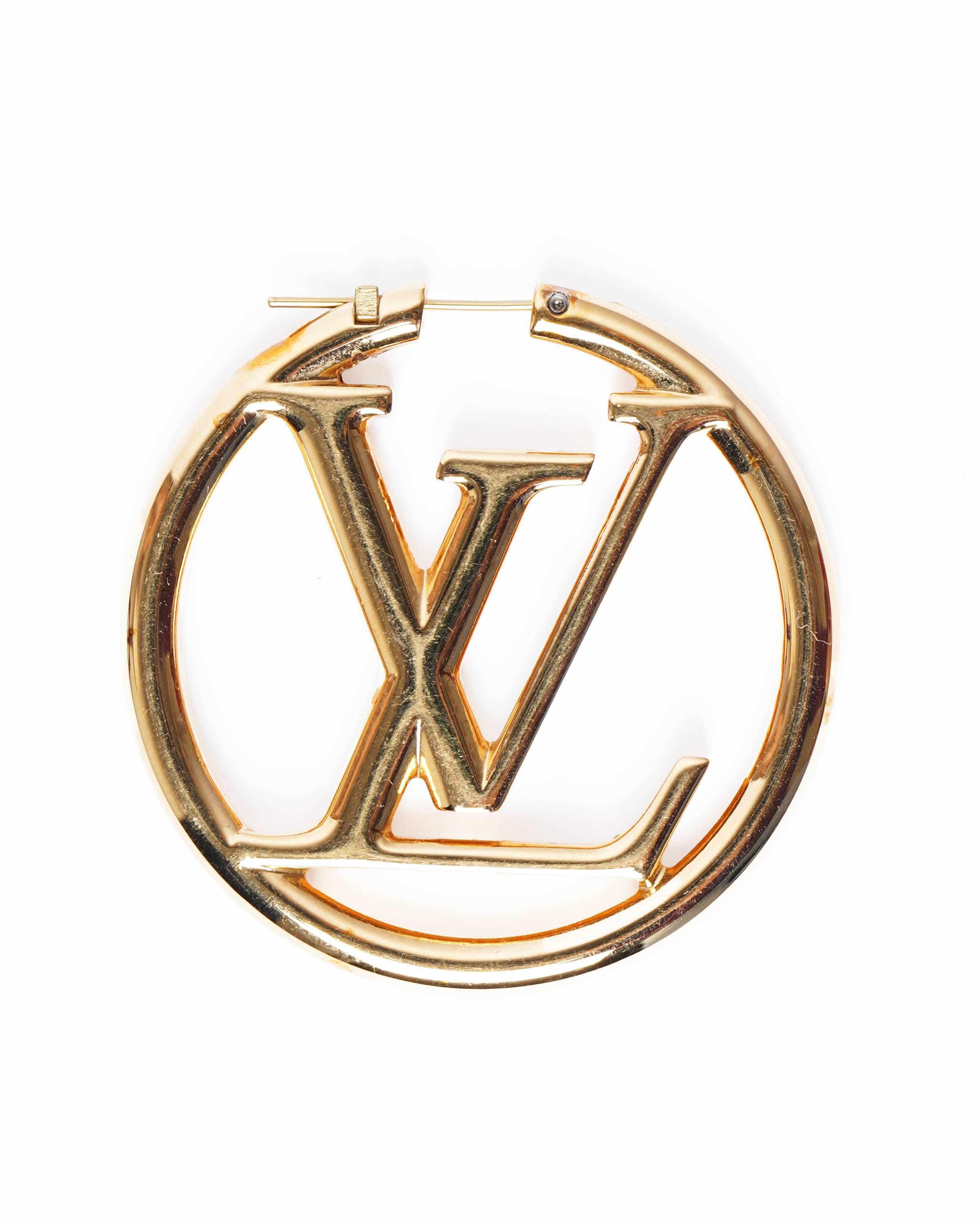 Louis Vuitton New Louis Vuitton Louise Hoop Earrings